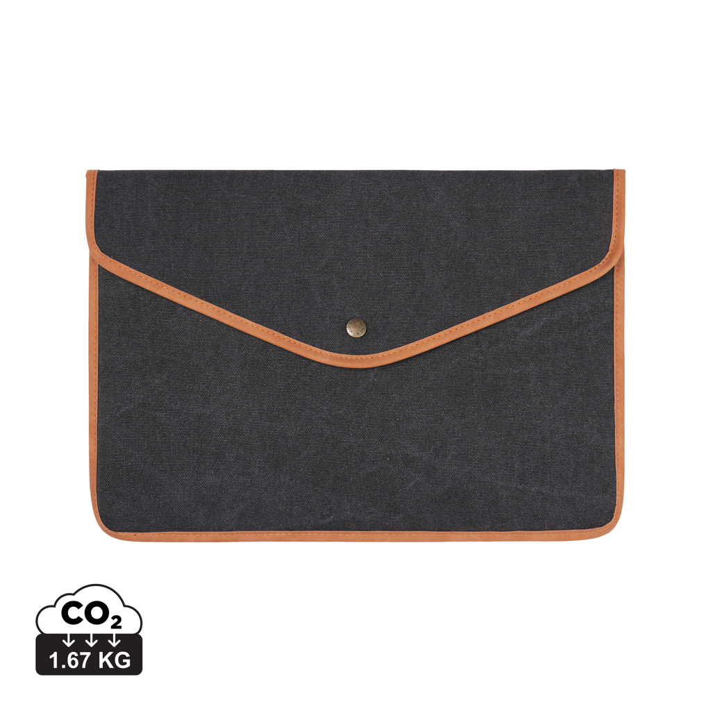Miniature 1 pour VINGA Bosler Housse ordinateur 14" en toile recyclée GRS