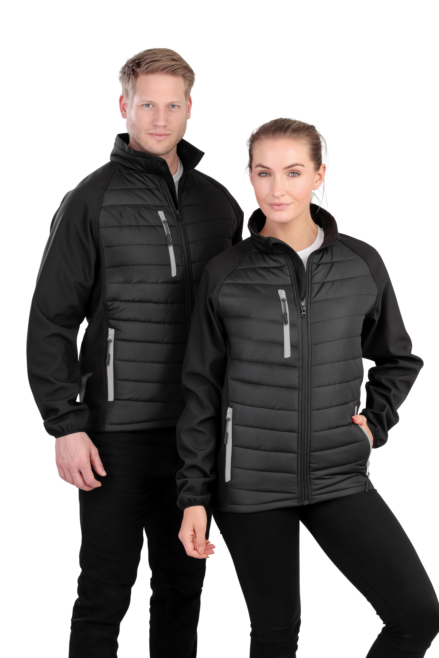 Miniature 3 pour Veste softshell rembourrée black compass recyclée