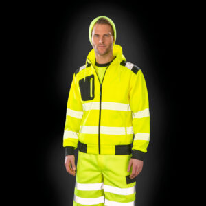 Visuel Sweat-shirt à capuche de sécurité recyclé