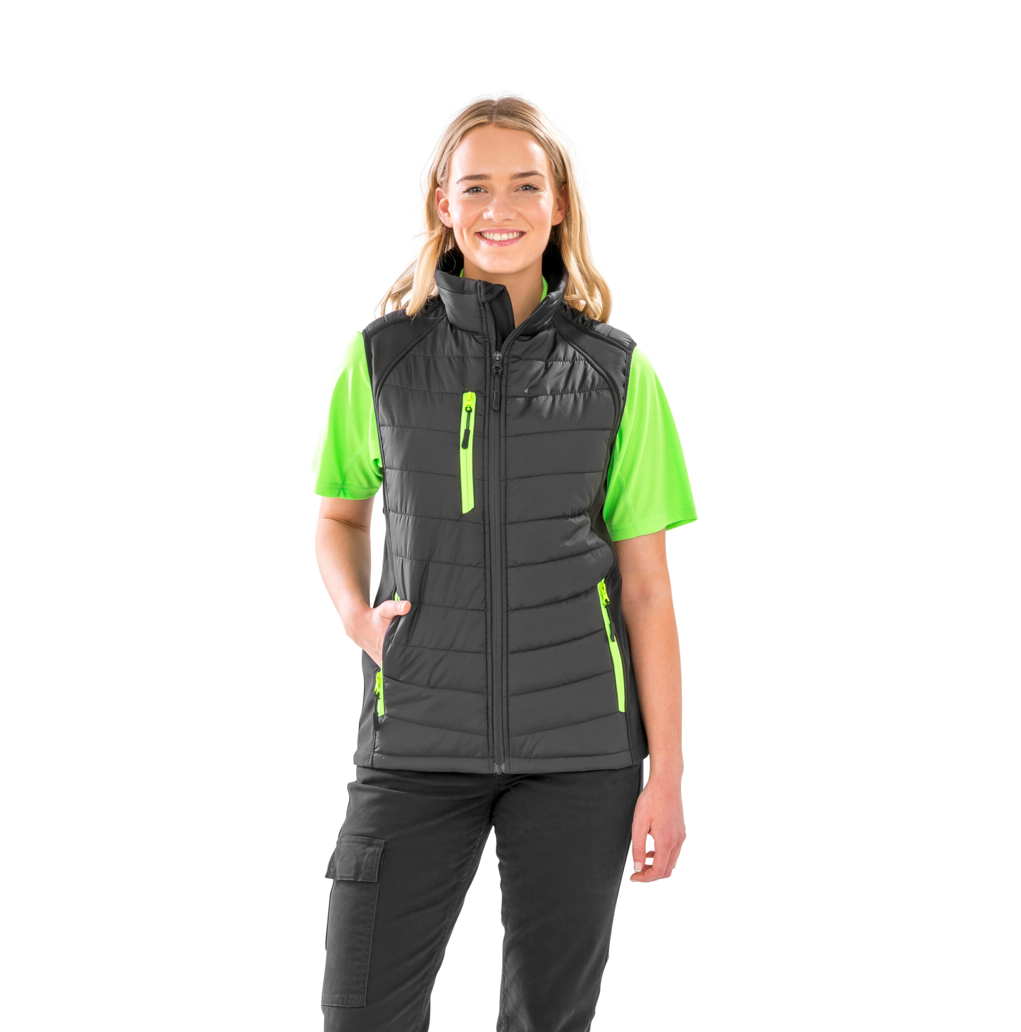 Miniature 2 pour Gilet softshell rembourré black compass recyclé