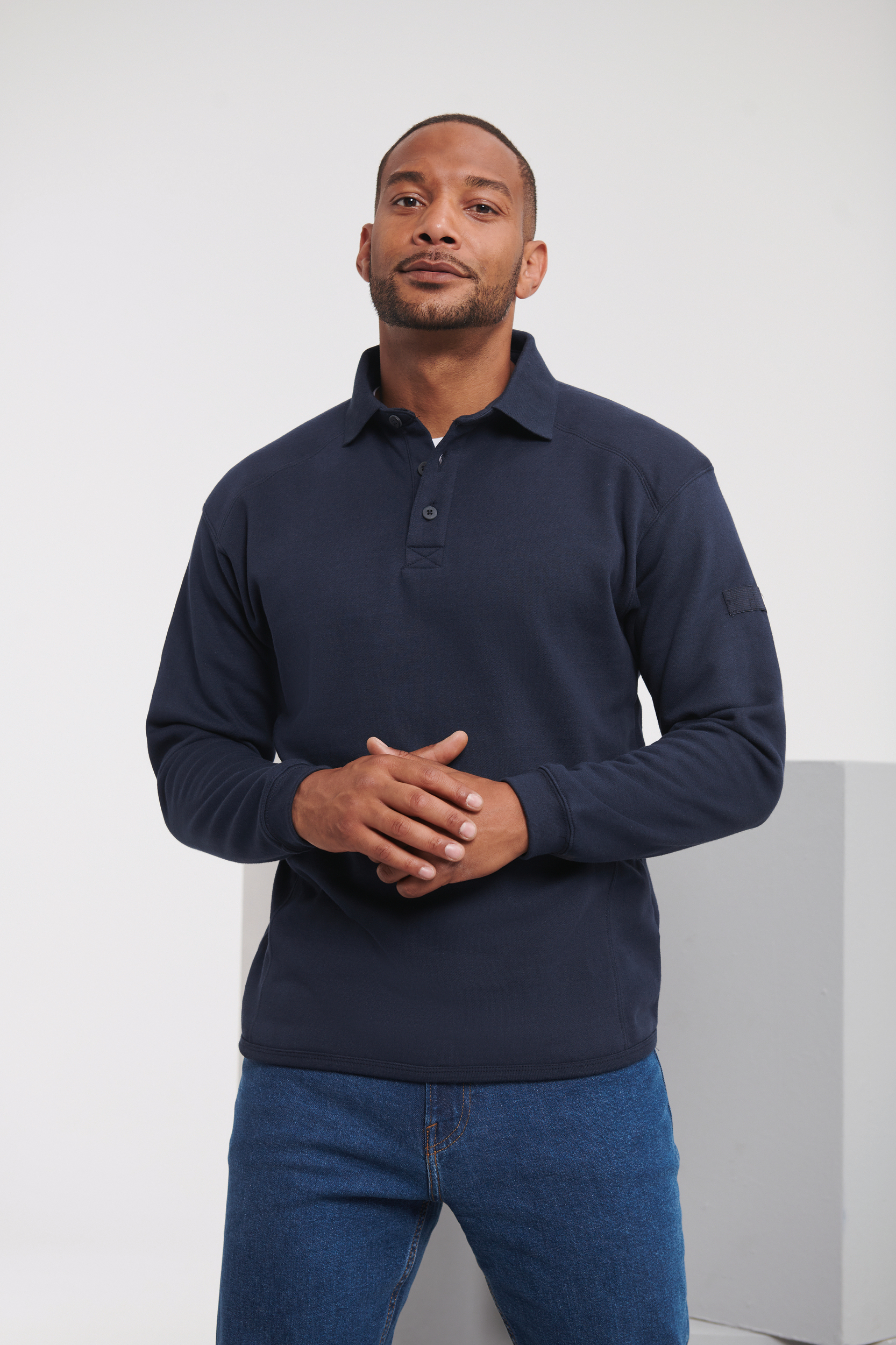 Miniature 1 pour Sweat-shirt Heavy Duty col polo