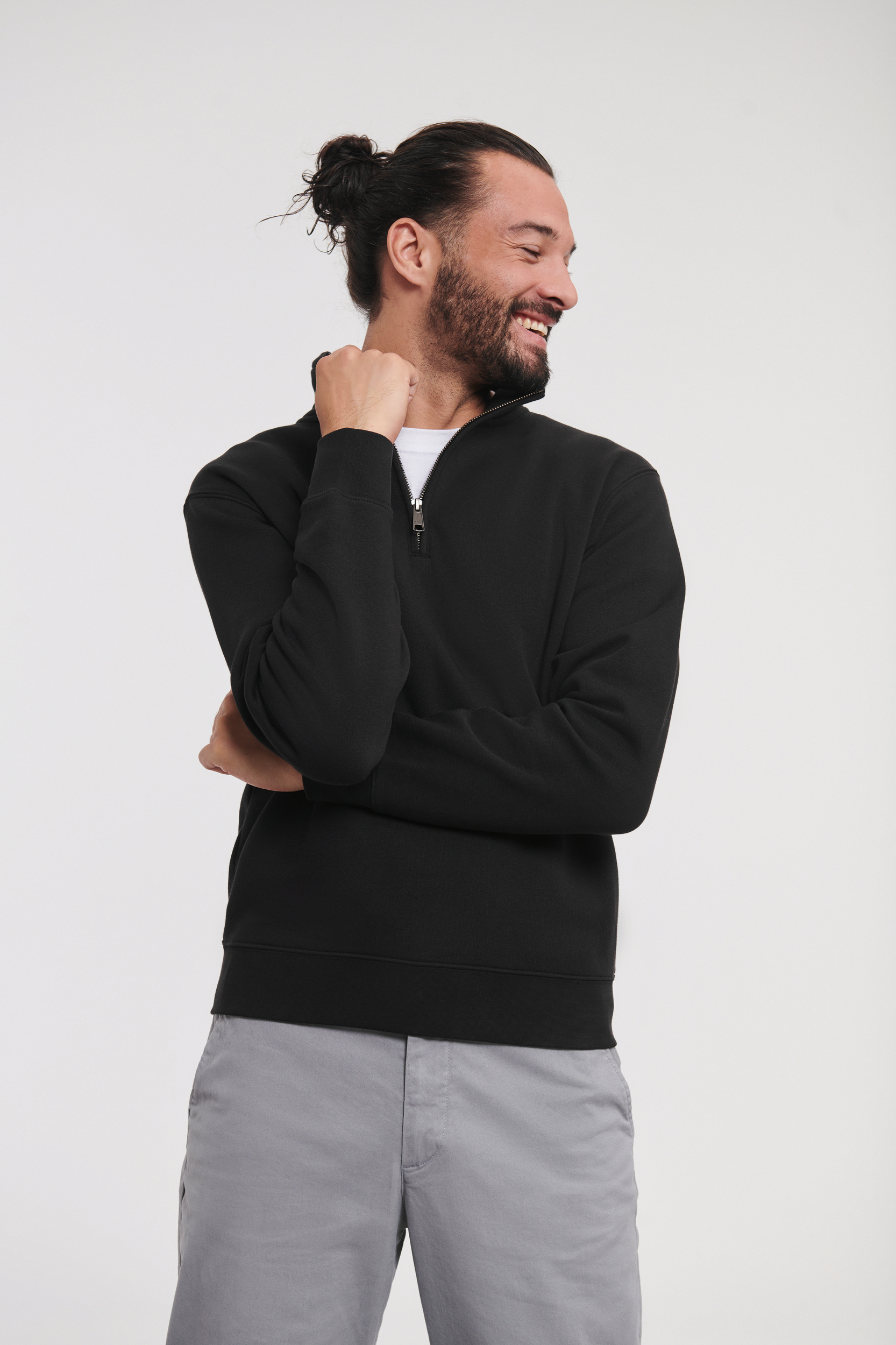 Miniature 1 pour Sweat Col Zippé Authentic