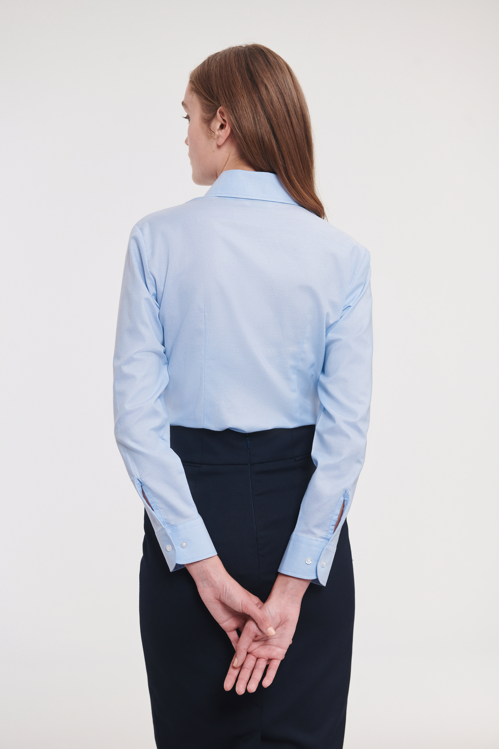 Miniature 2 pour Chemise femme manches longues Oxford