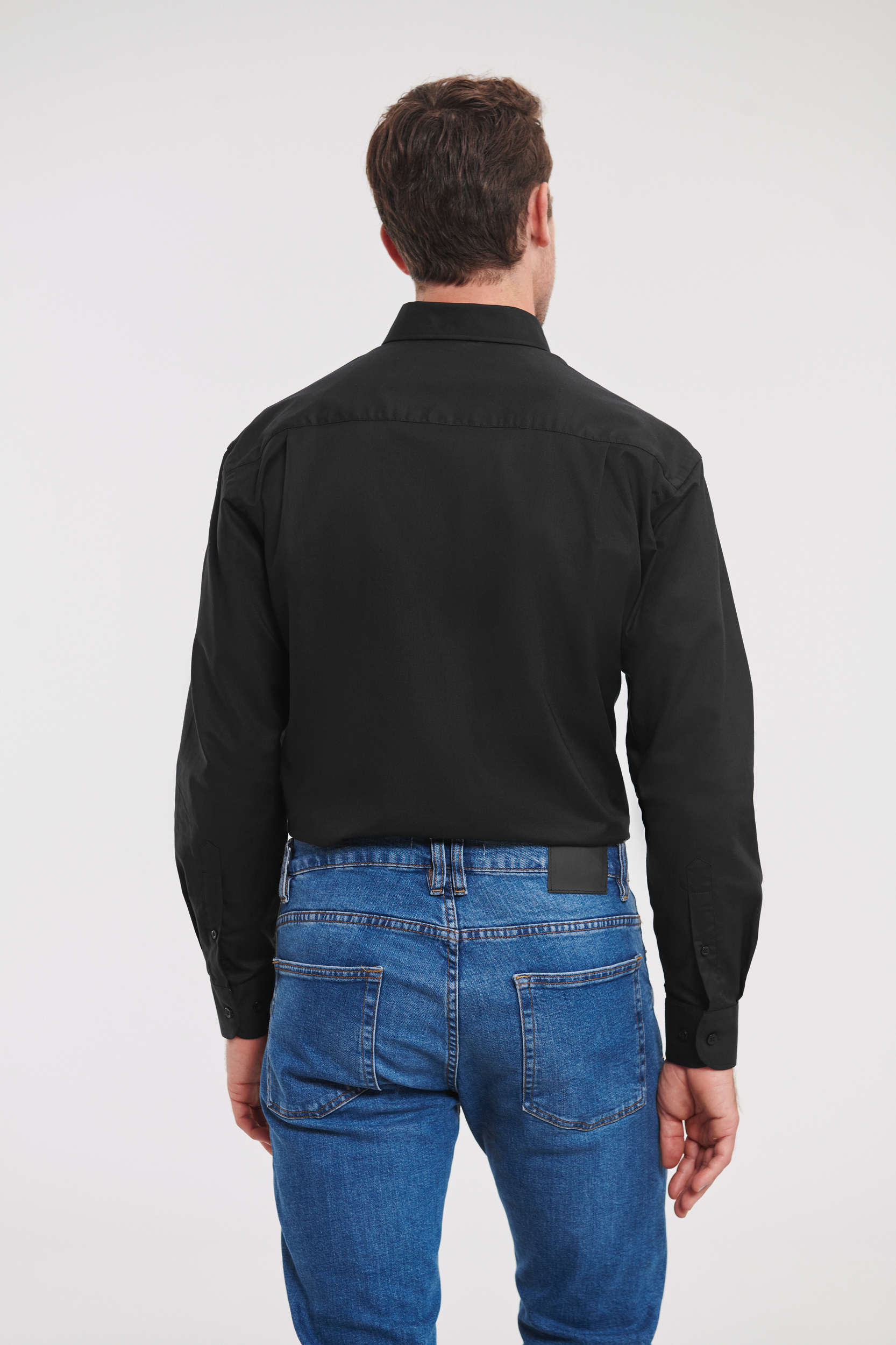 Miniature 2 pour Chemise homme manches longues Oxford