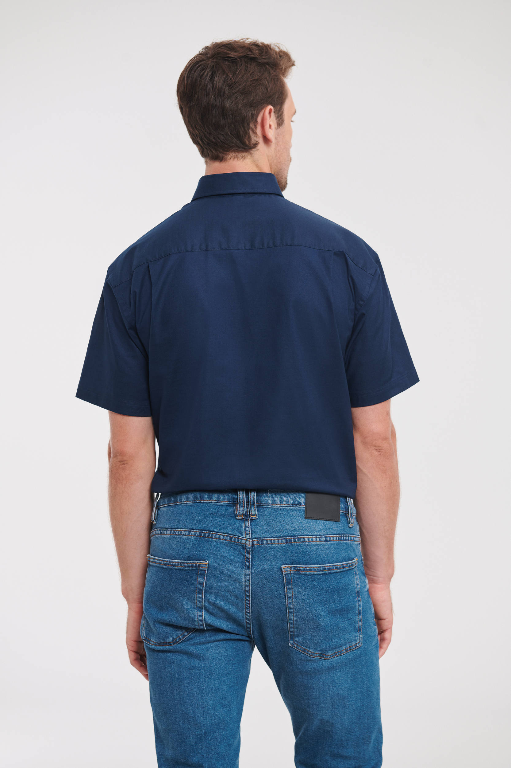Miniature 2 pour Chemise homme manches courtes Oxford