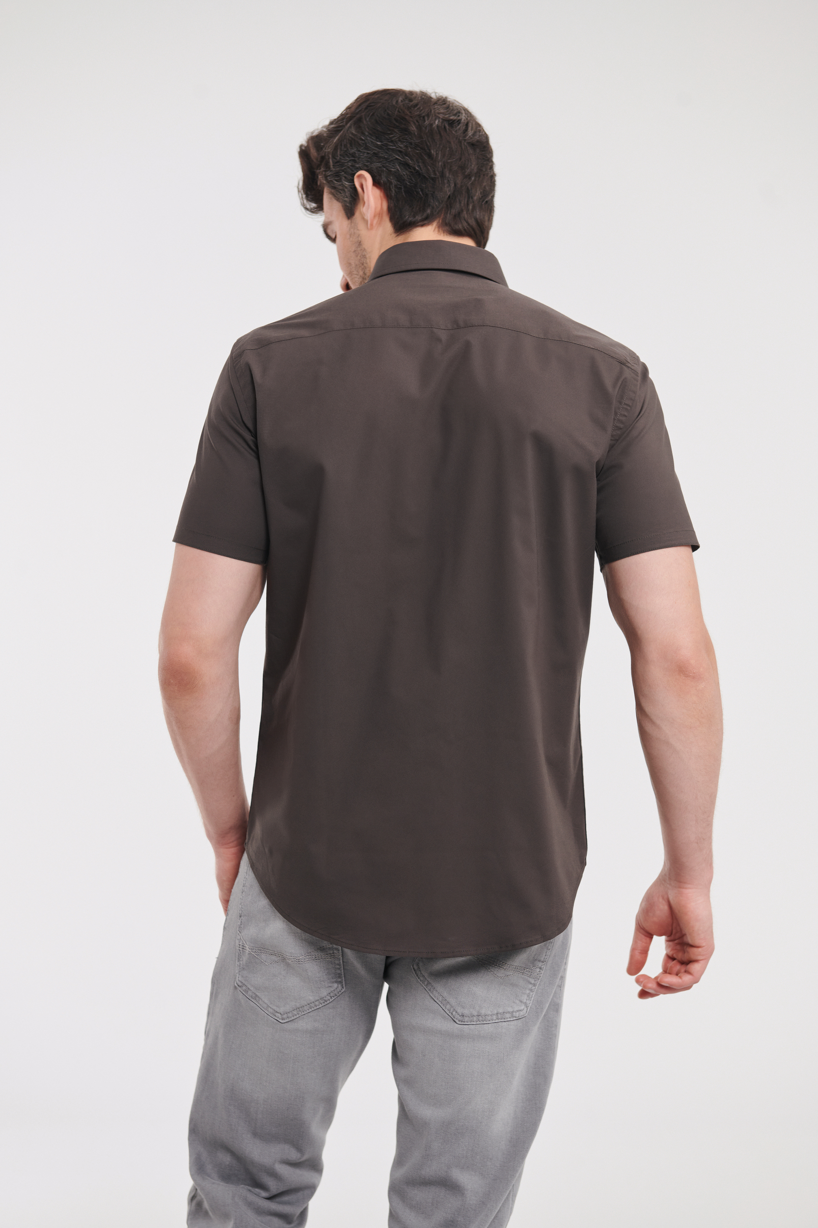 Miniature 2 pour Chemise fittée homme manches courtes