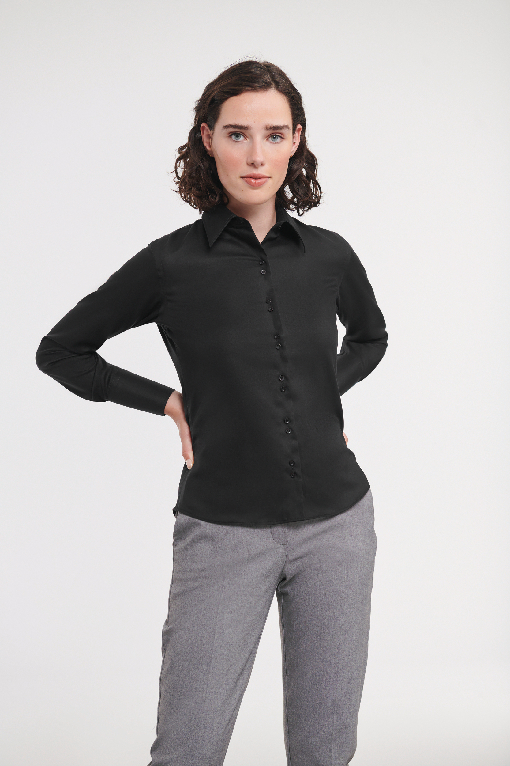 Miniature 1 pour Chemise femme manches longues Non Iron