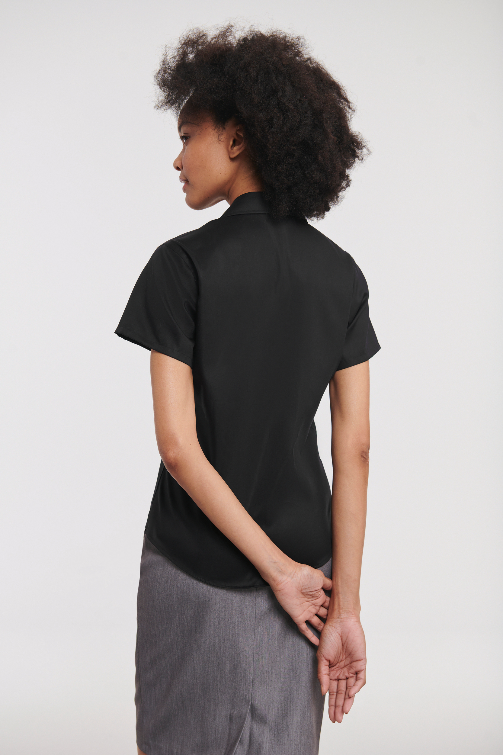 Miniature 2 pour Chemise femme manches courtes Non Iron