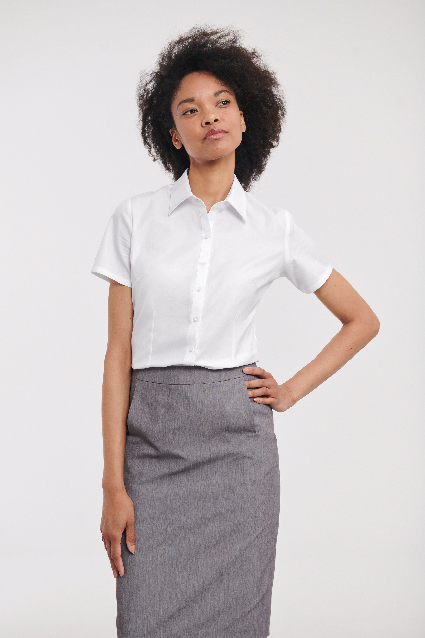Miniature 1 pour Chemise femme manche courtes à chevrons