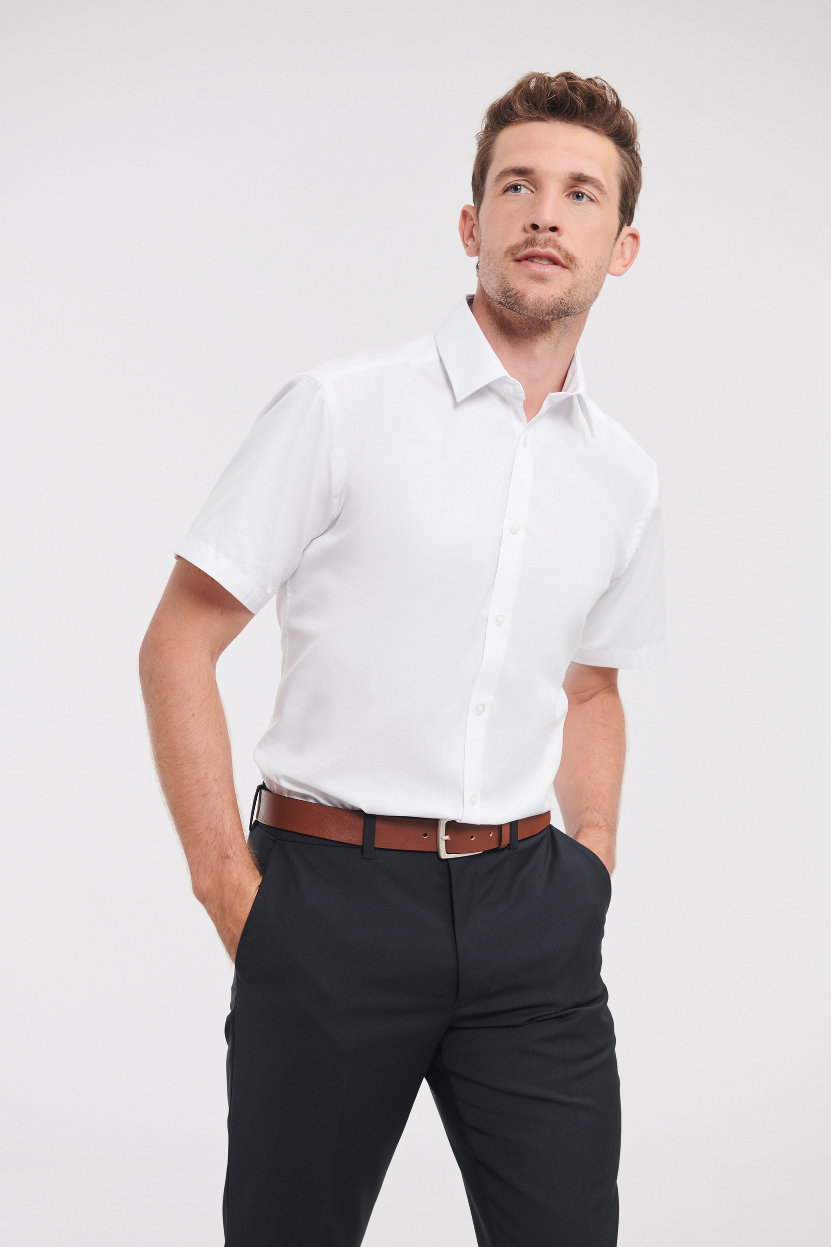 Miniature 1 pour Chemise homme manche courtes à chevrons