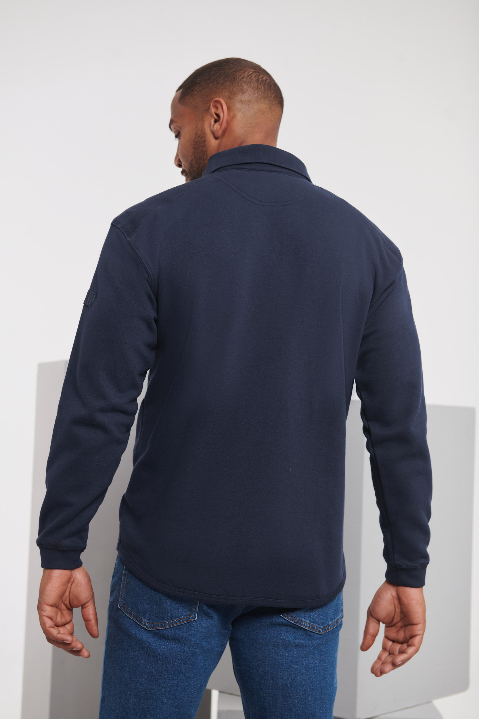 Miniature 2 pour Sweat-shirt Heavy Duty col polo