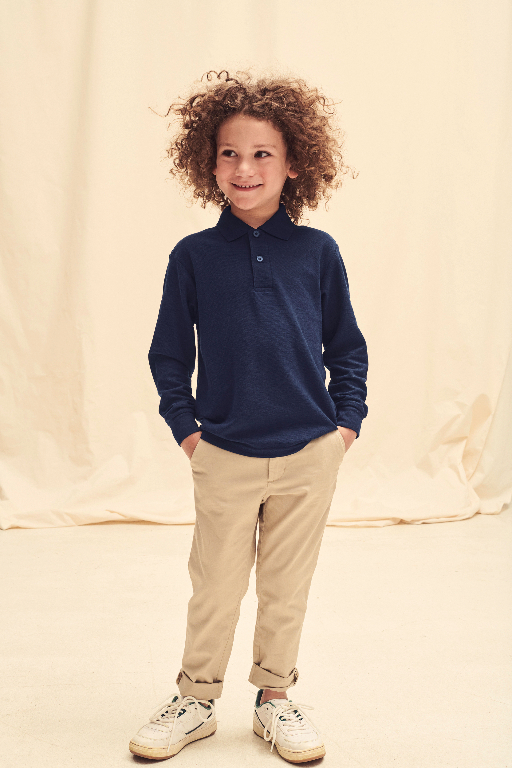 Miniature 1 pour Polo enfant 65/35 manches longues