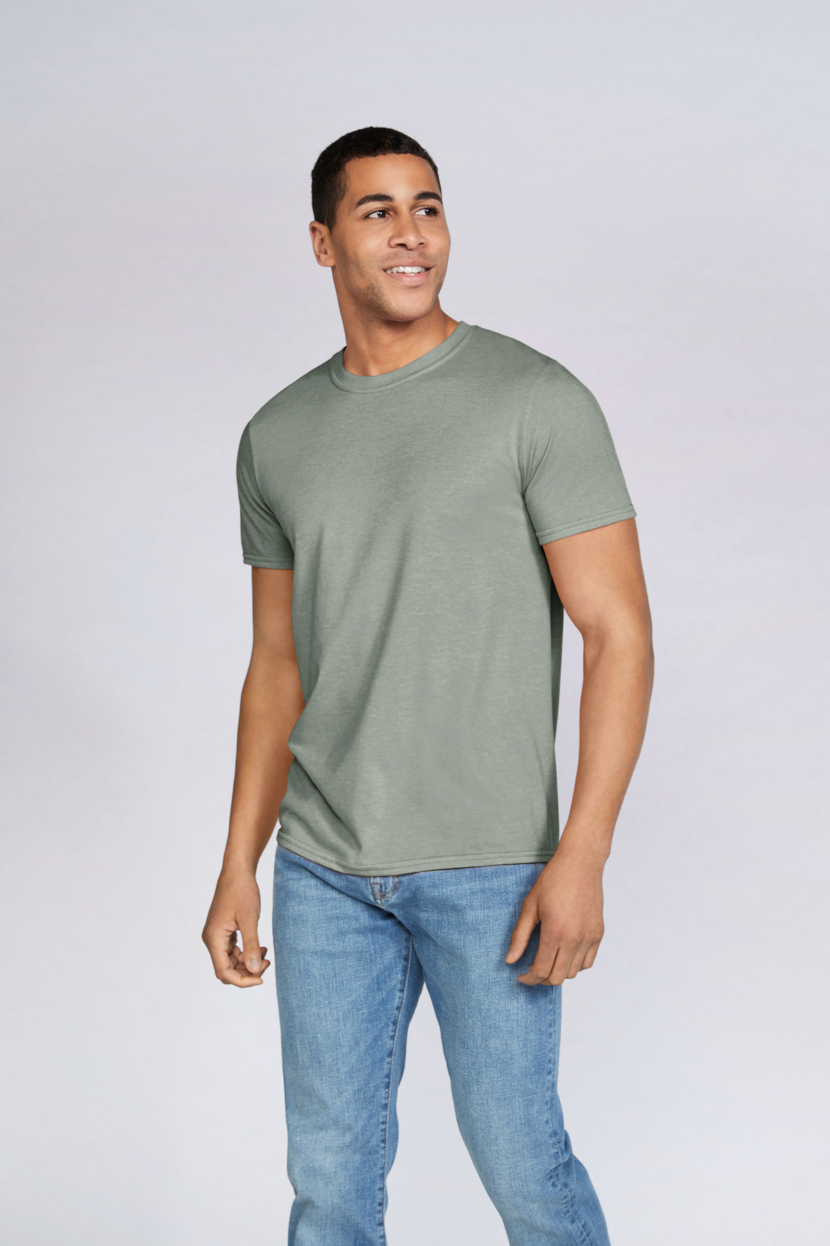 Miniature 1 pour T-shirt homme col rond Softstyle