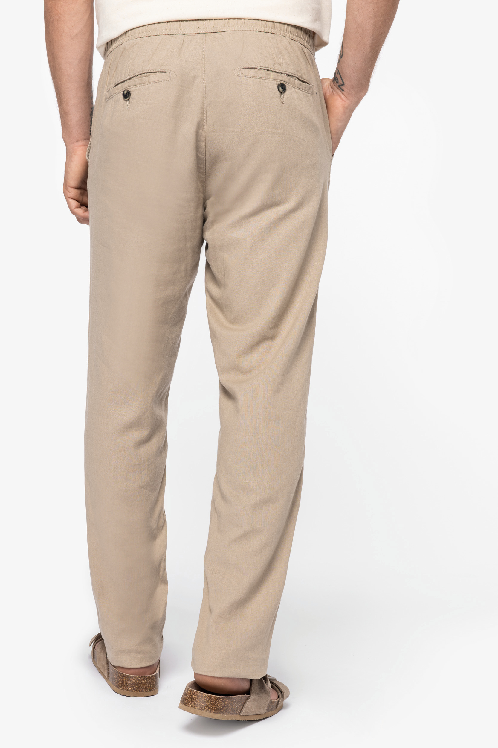 Miniature 3 pour Pantalon écoresponsable en lin et coton bio homme