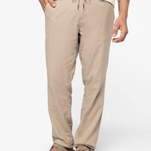 Visuel Pantalon écoresponsable en lin et coton bio homme