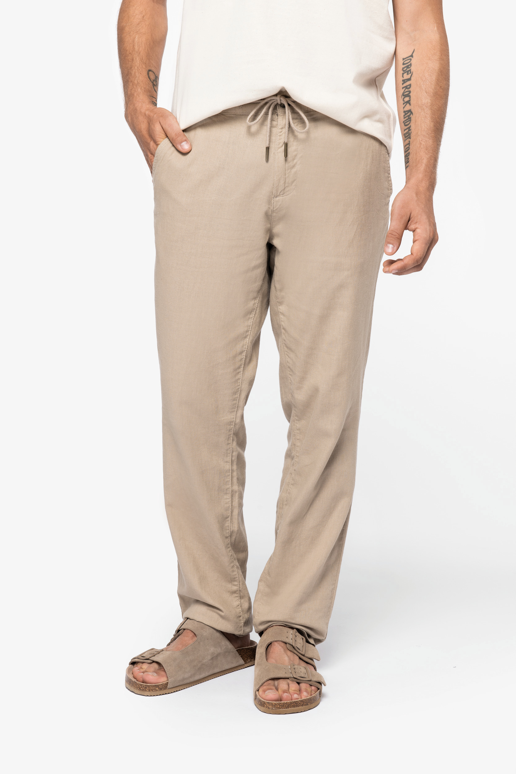 Miniature 1 pour Pantalon écoresponsable en lin et coton bio homme