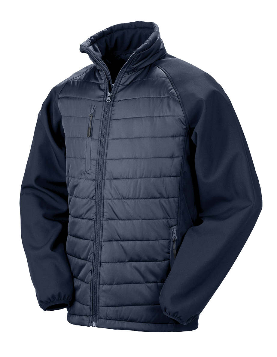 Miniature 18 pour Veste softshell rembourrée black compass recyclée