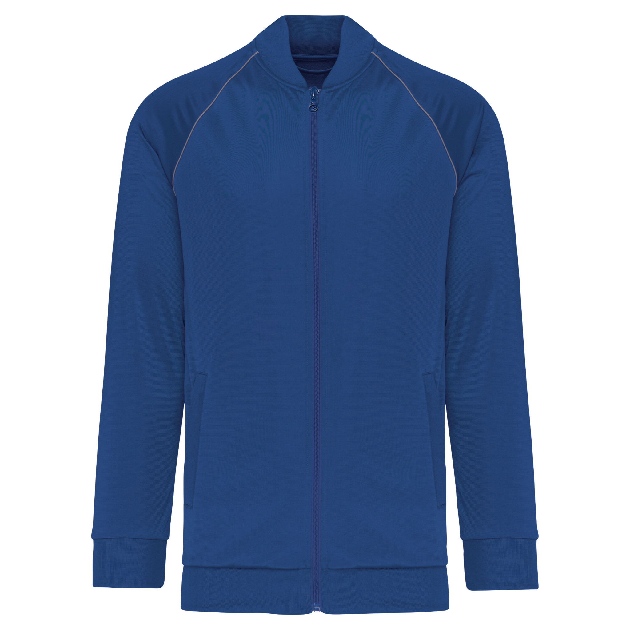 Miniature 5 pour Veste de survêtement zippée avec liseré unisexe