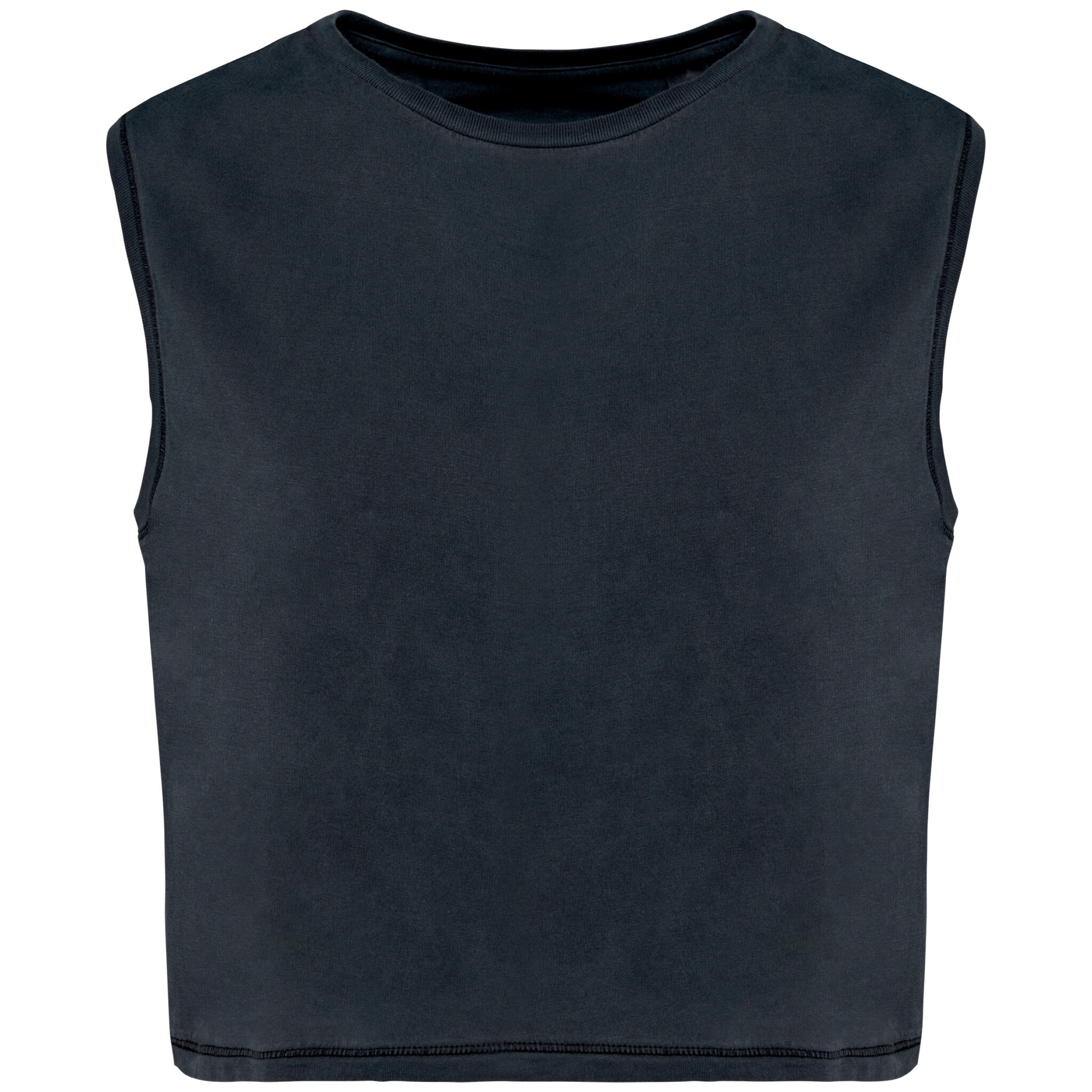Miniature 7 pour T-shirt écoresponsable  crop sans manche femme