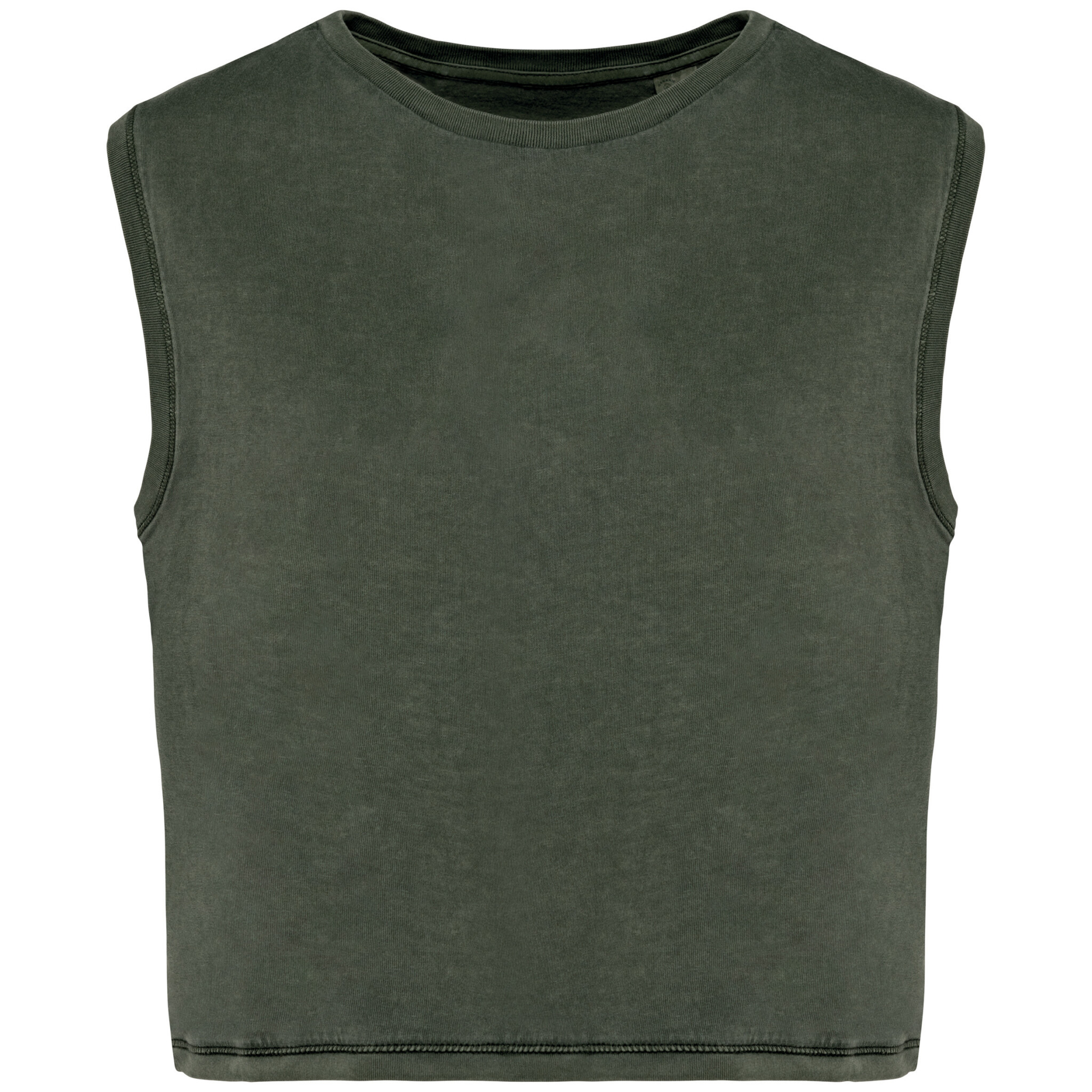 Miniature 10 pour T-shirt écoresponsable  crop sans manche femme