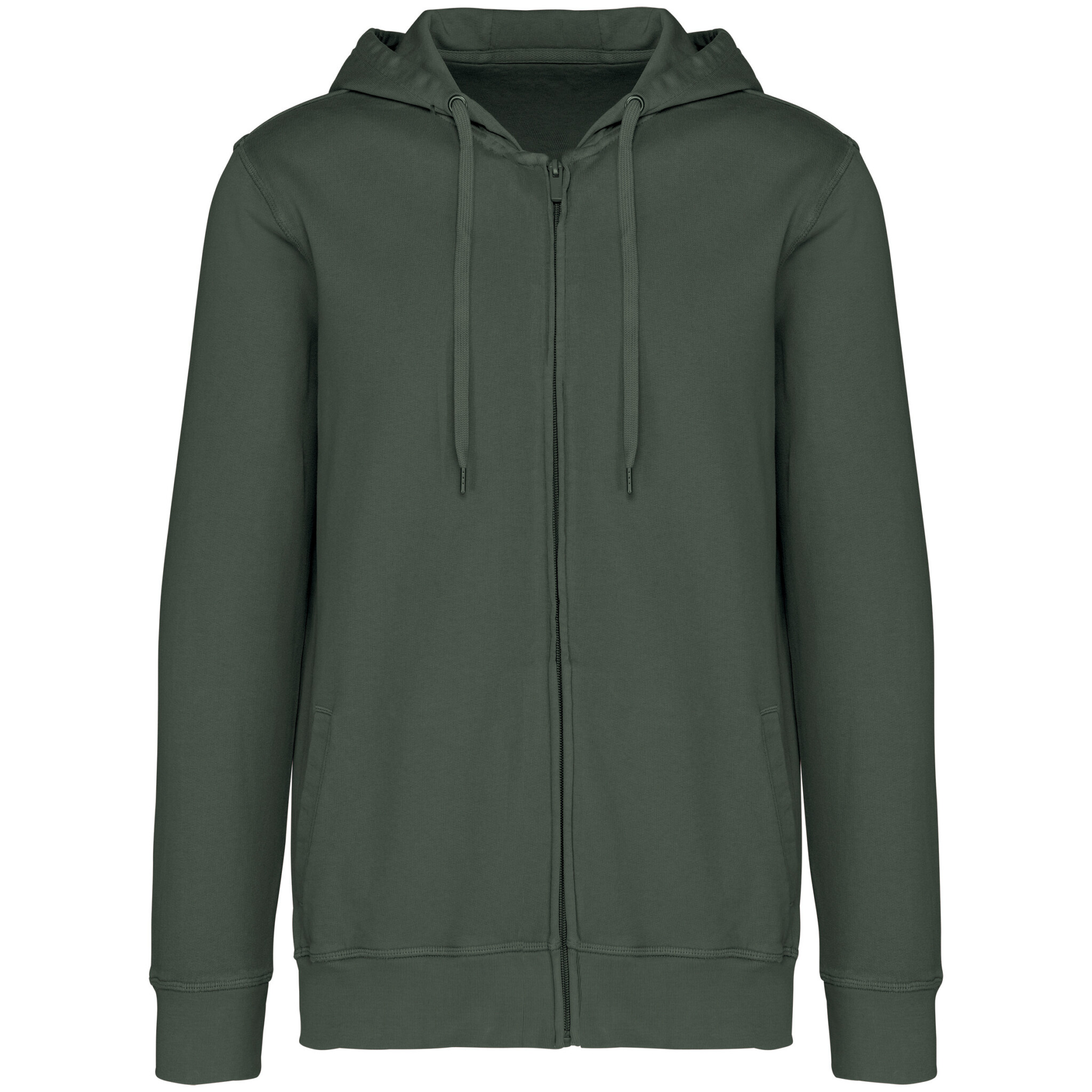 Miniature 13 pour Sweat-shirt écoresponsable zippé à capuche French Terry unisexe