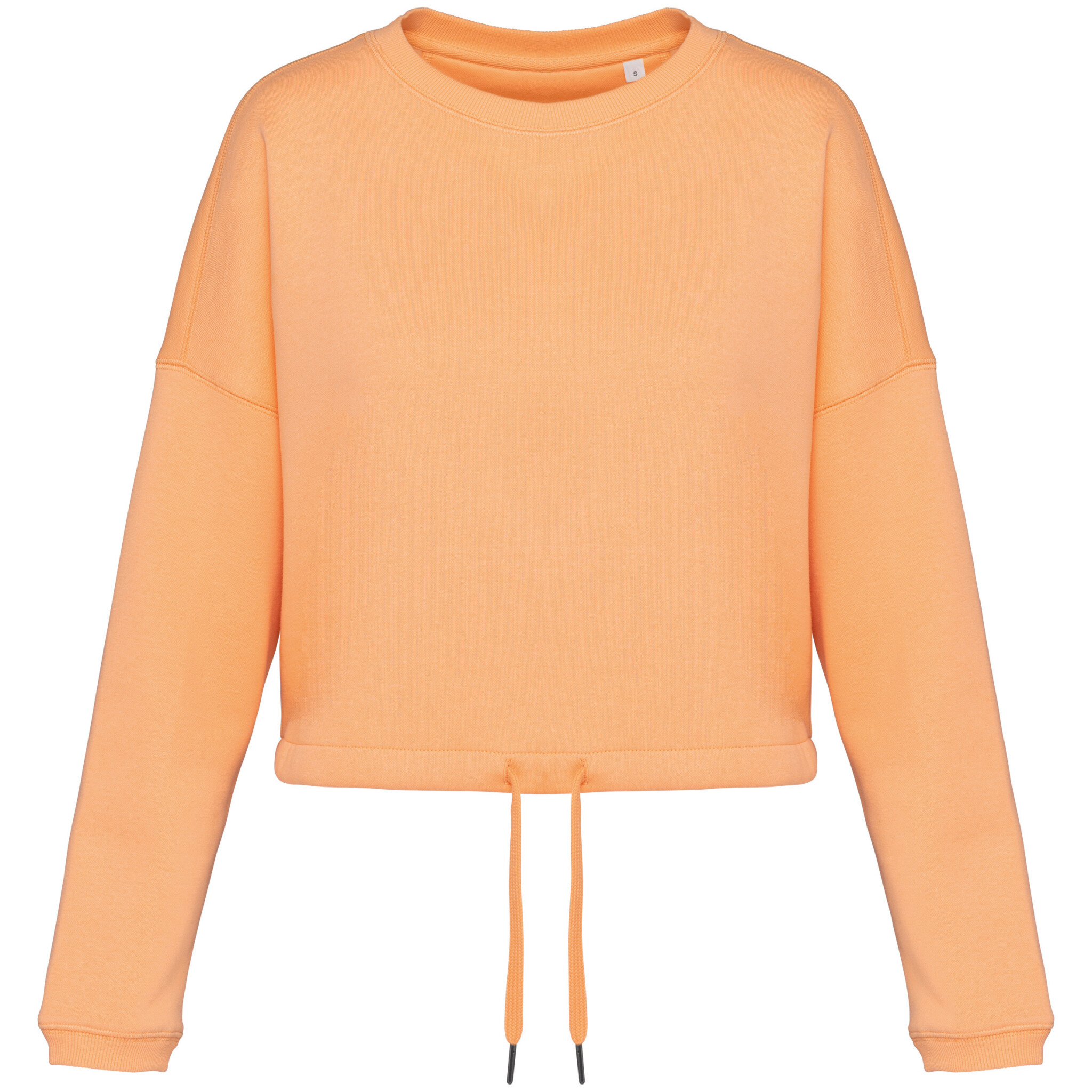 Miniature 10 pour Sweat-shirt écoresponsable à col rond oversize crop femme