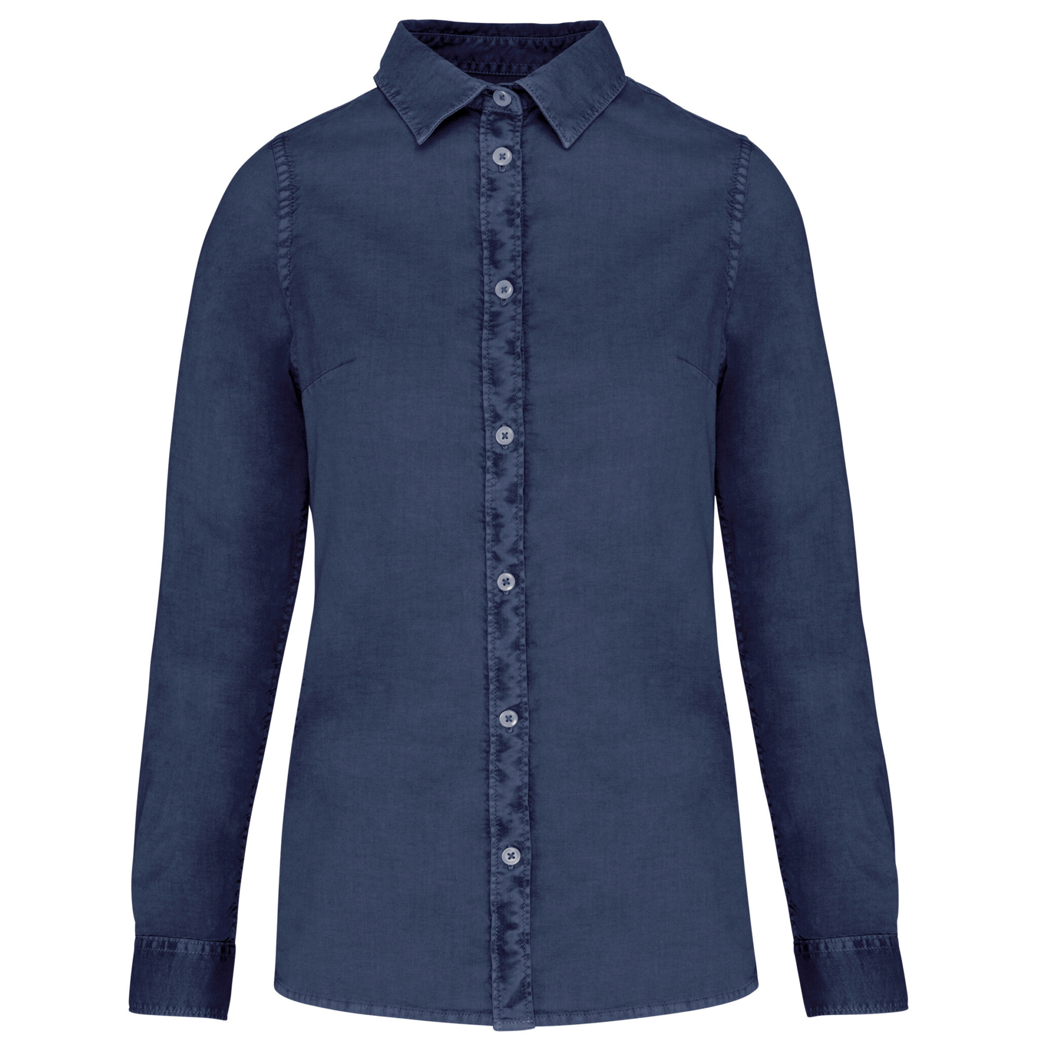 Miniature 10 pour Chemise écoresponsable délavée femme