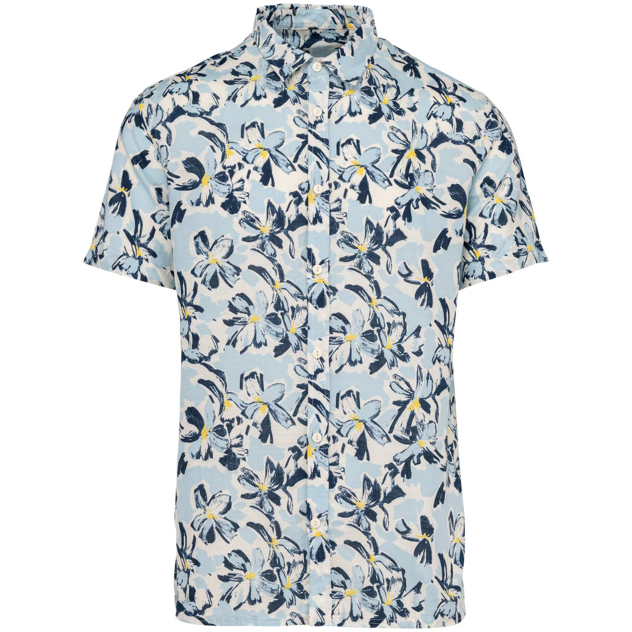 Miniature 9 pour Chemise écoresponsable imprimé végétal homme