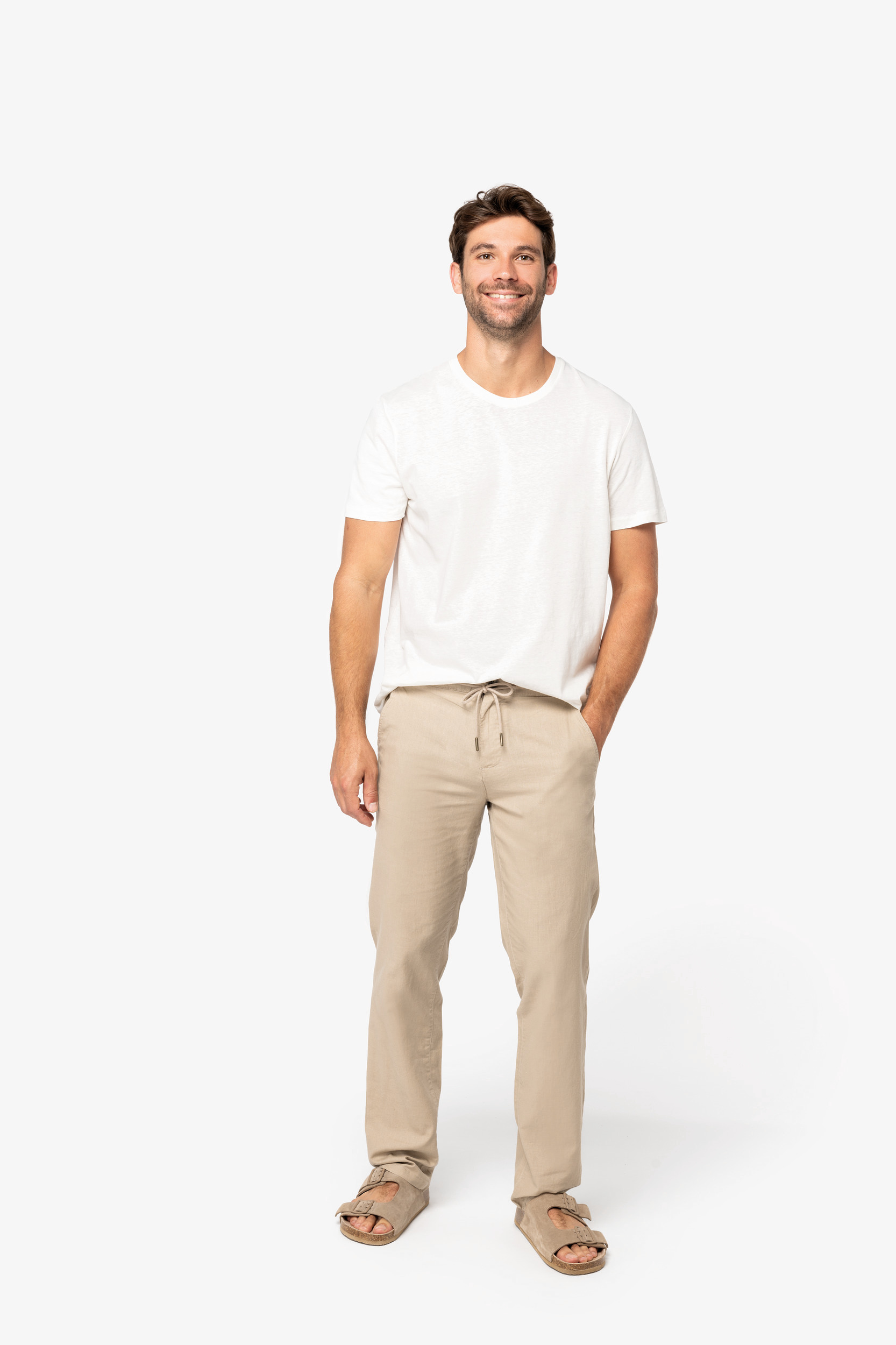 Miniature 2 pour Pantalon écoresponsable en lin et coton bio homme