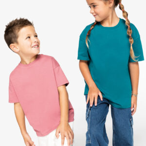 Visuel T-shirt écoresponsable à épaules tombantes enfant