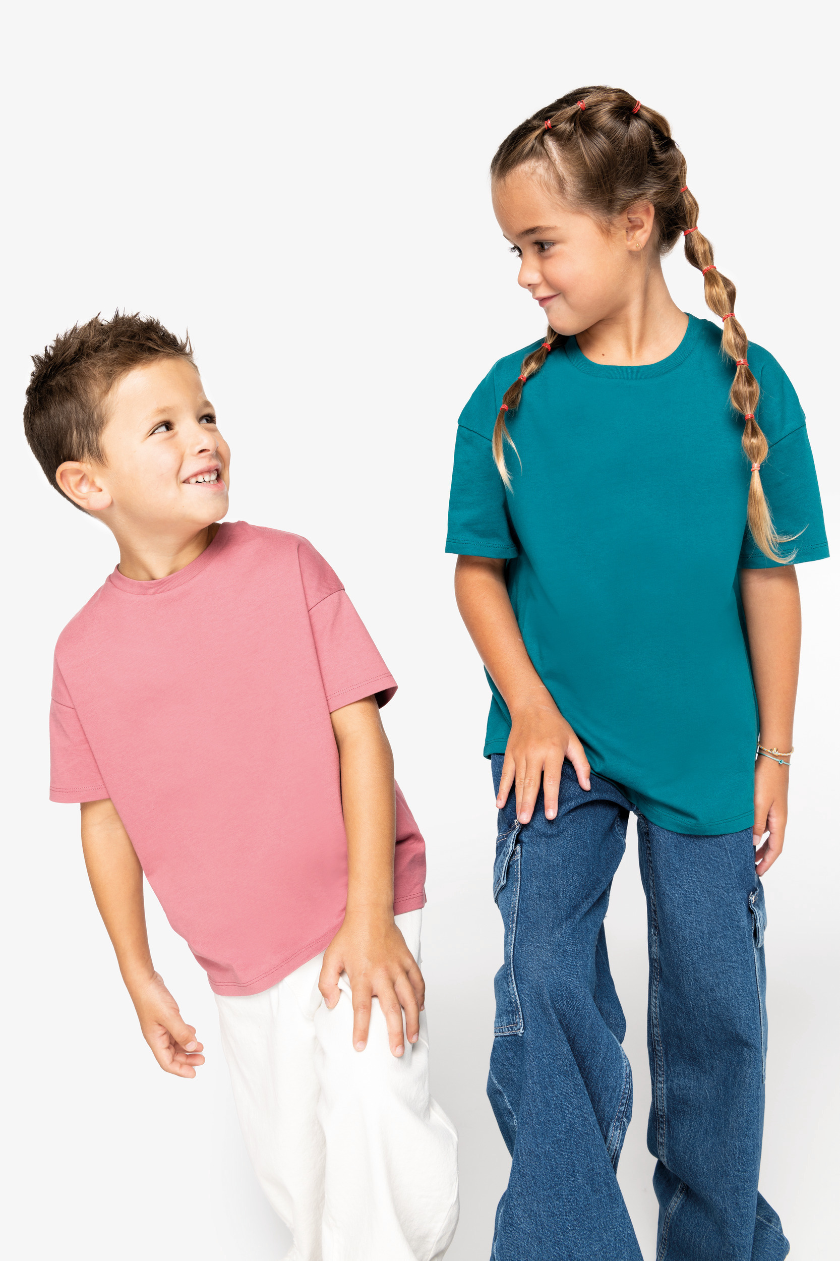 Miniature 1 pour T-shirt écoresponsable à épaules tombantes enfant