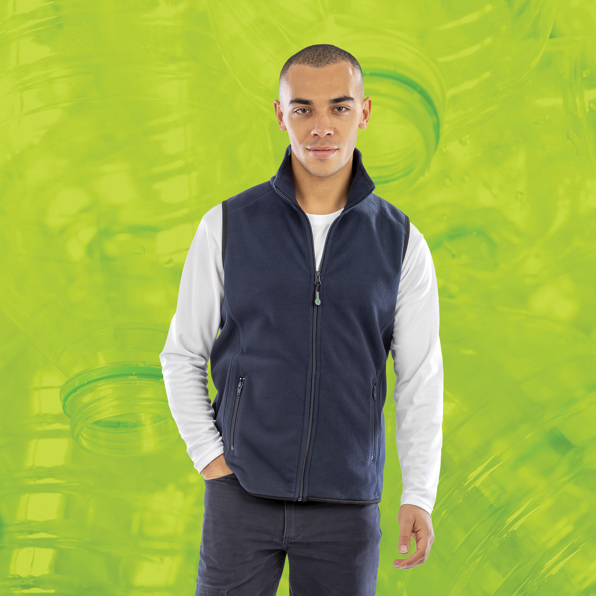 Miniature 4 pour Gilet bodywarmer recyclé