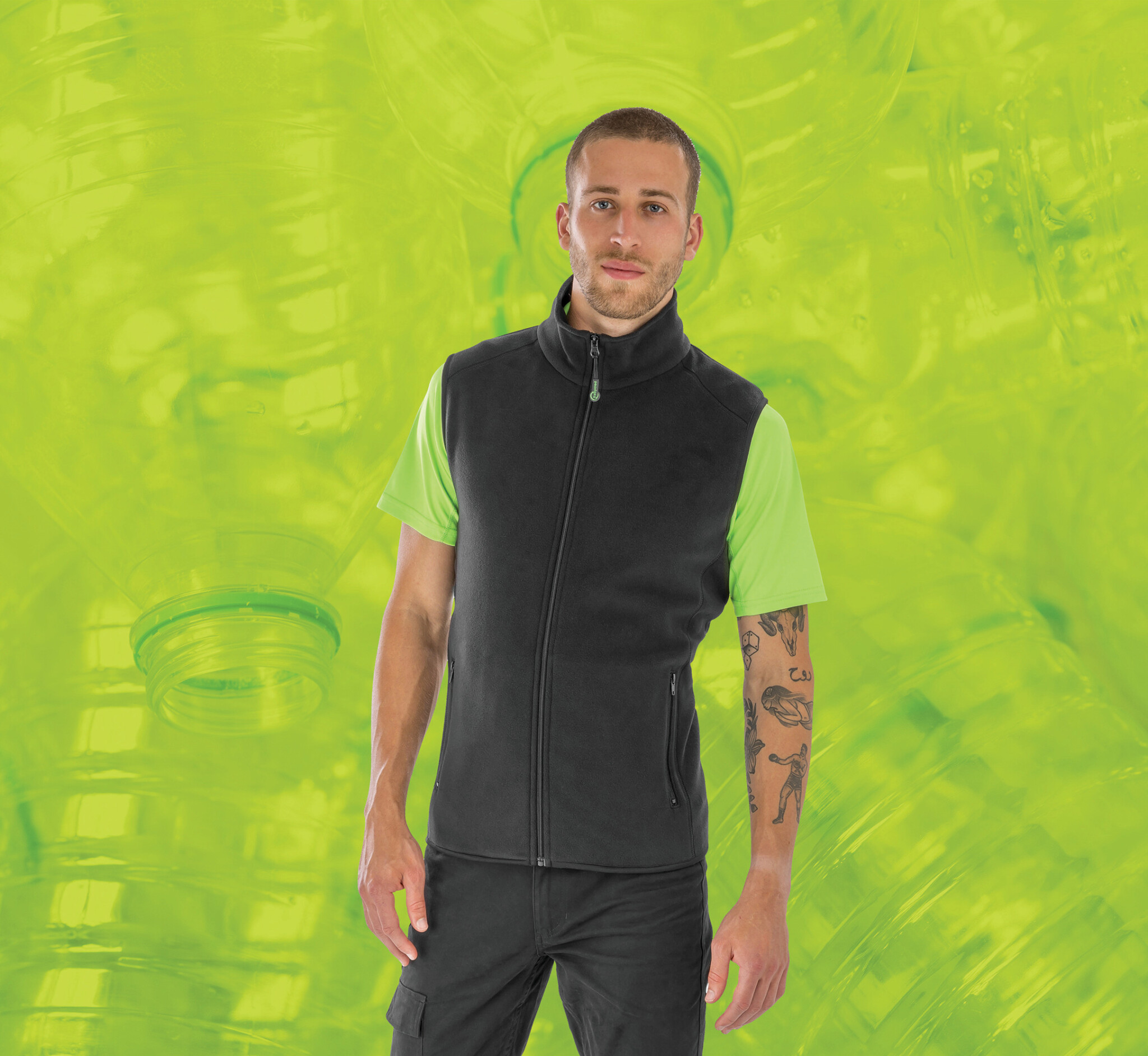 Miniature 1 pour Gilet bodywarmer recyclé
