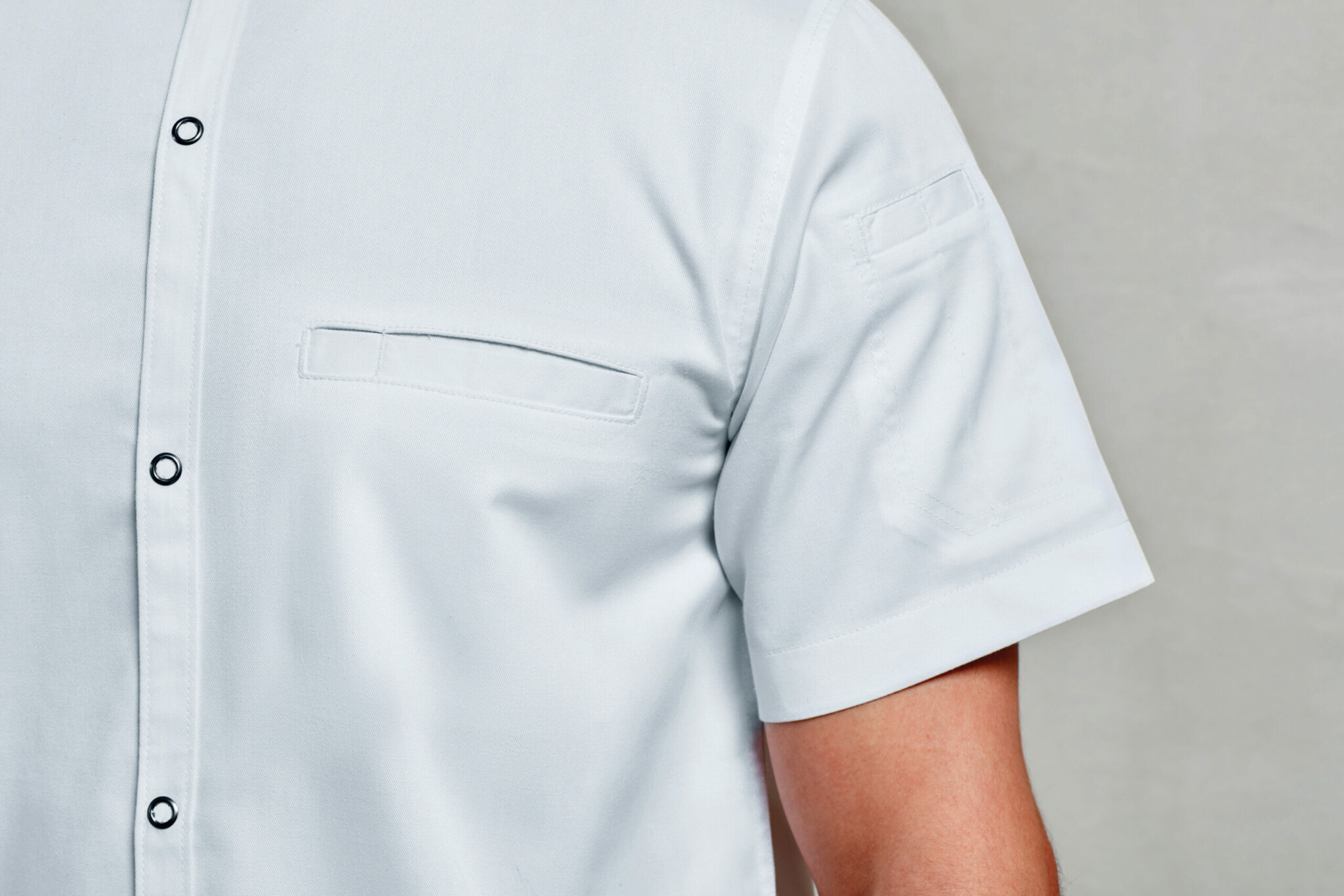 Miniature 5 pour Veste chef cuisinier manches courtes