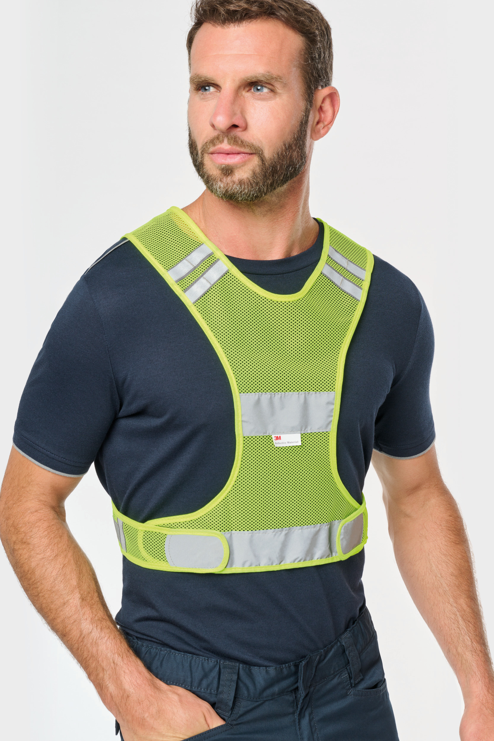 Miniature 1 pour Gilet en filet fluorescent