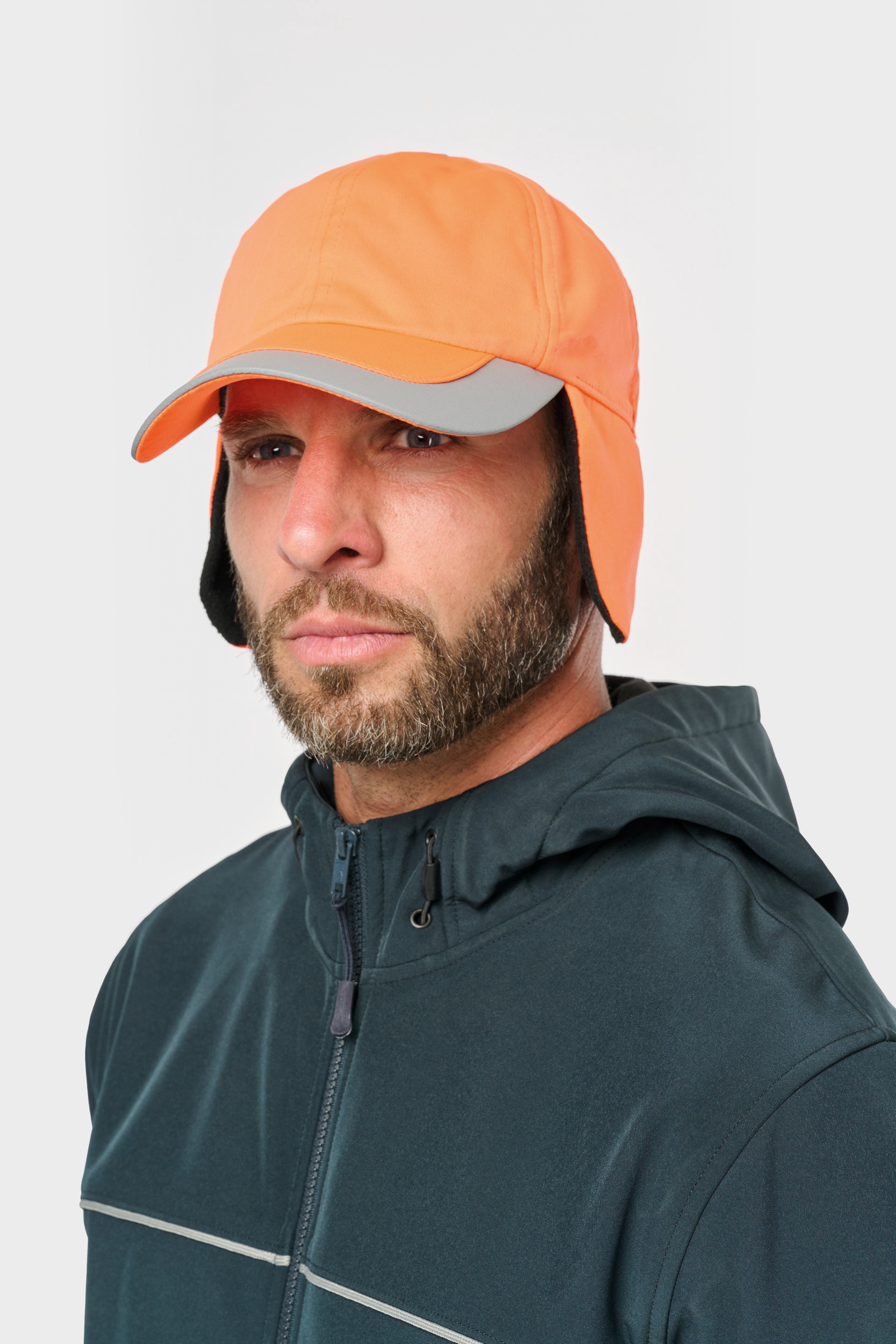 Miniature 2 pour Casquette hiver fluorescente - 6 panneaux