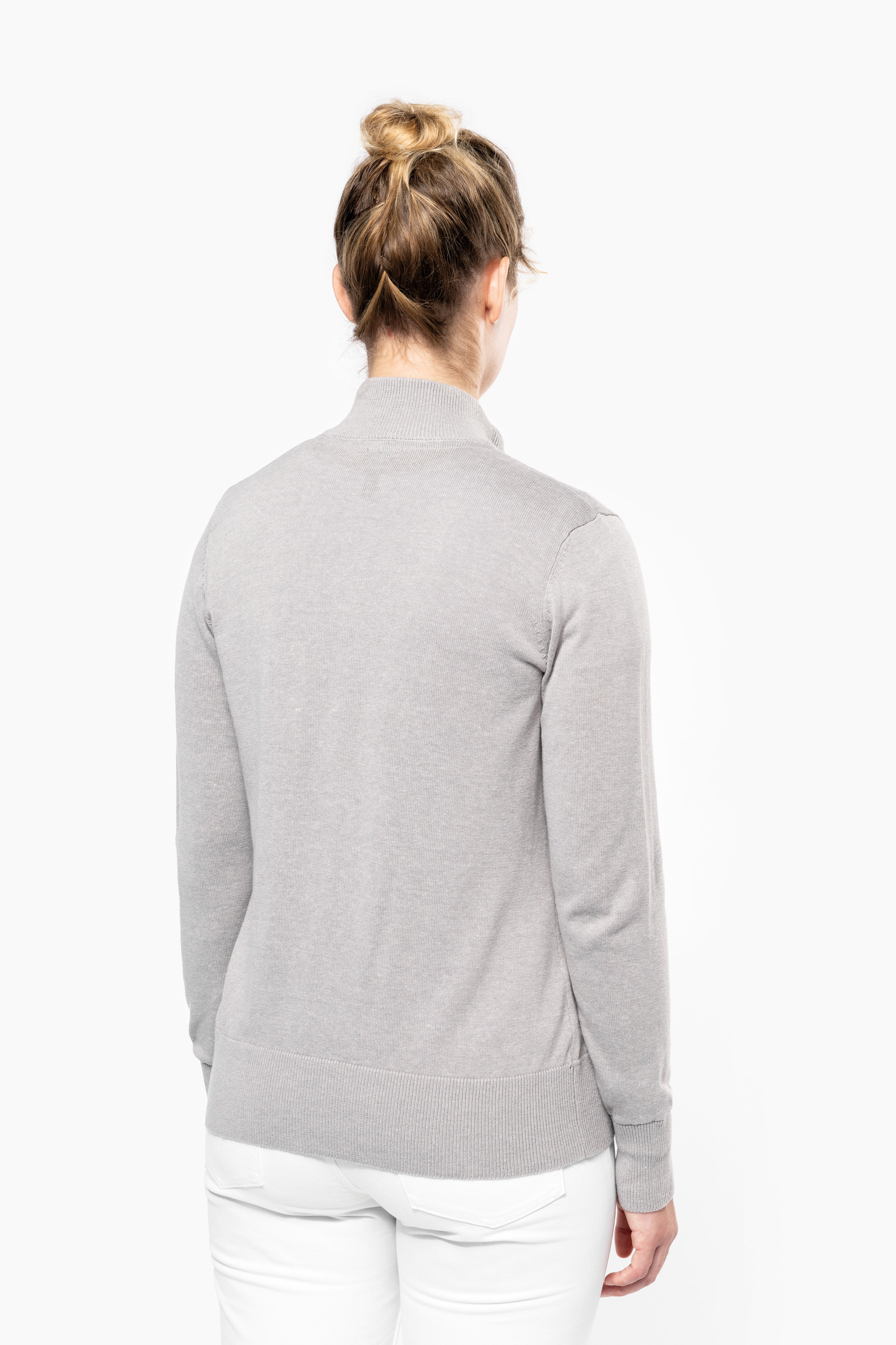 Miniature 2 pour Cardigan zippé femme