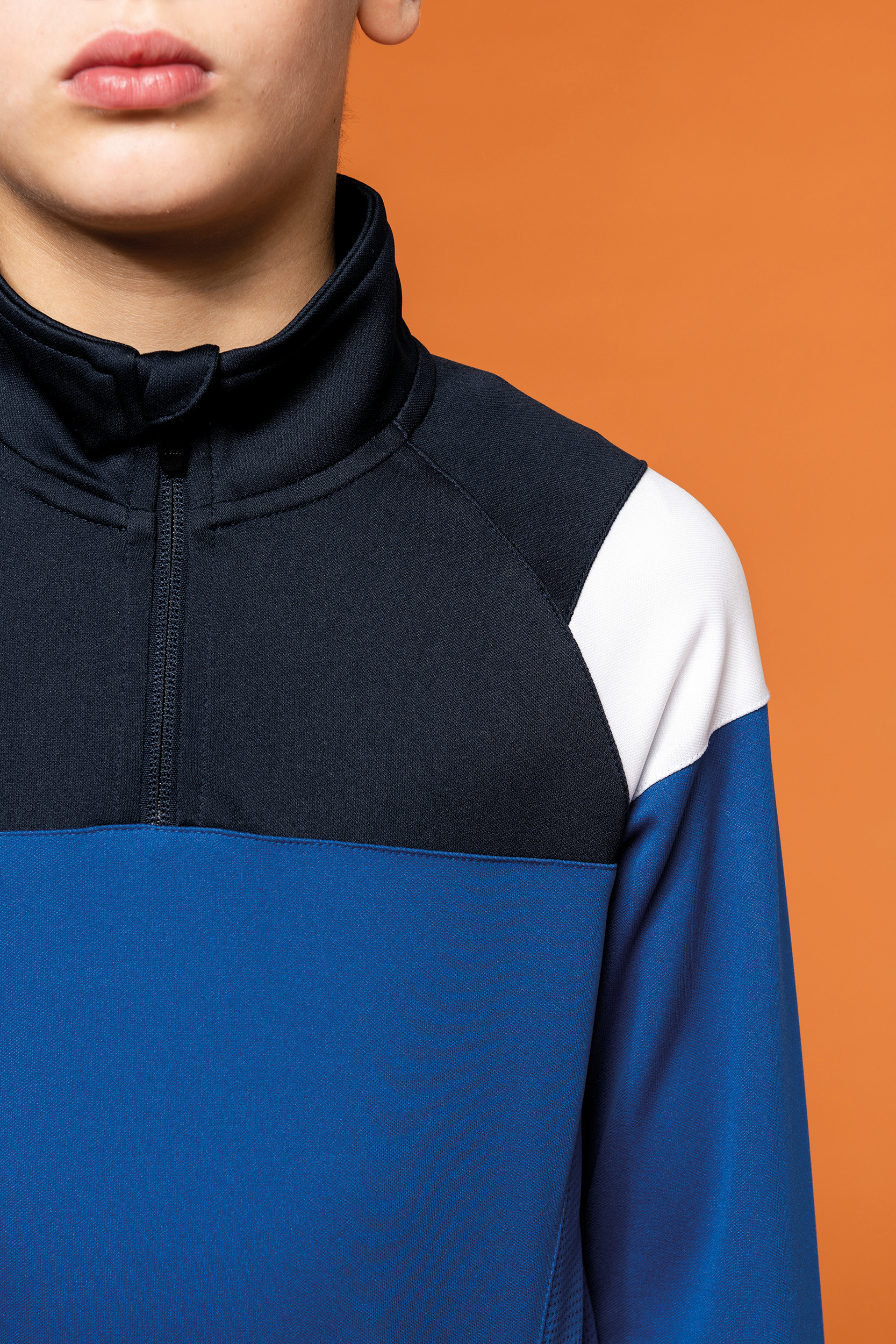 Miniature 8 pour Sweat d'entrainement 1/4 zip enfant