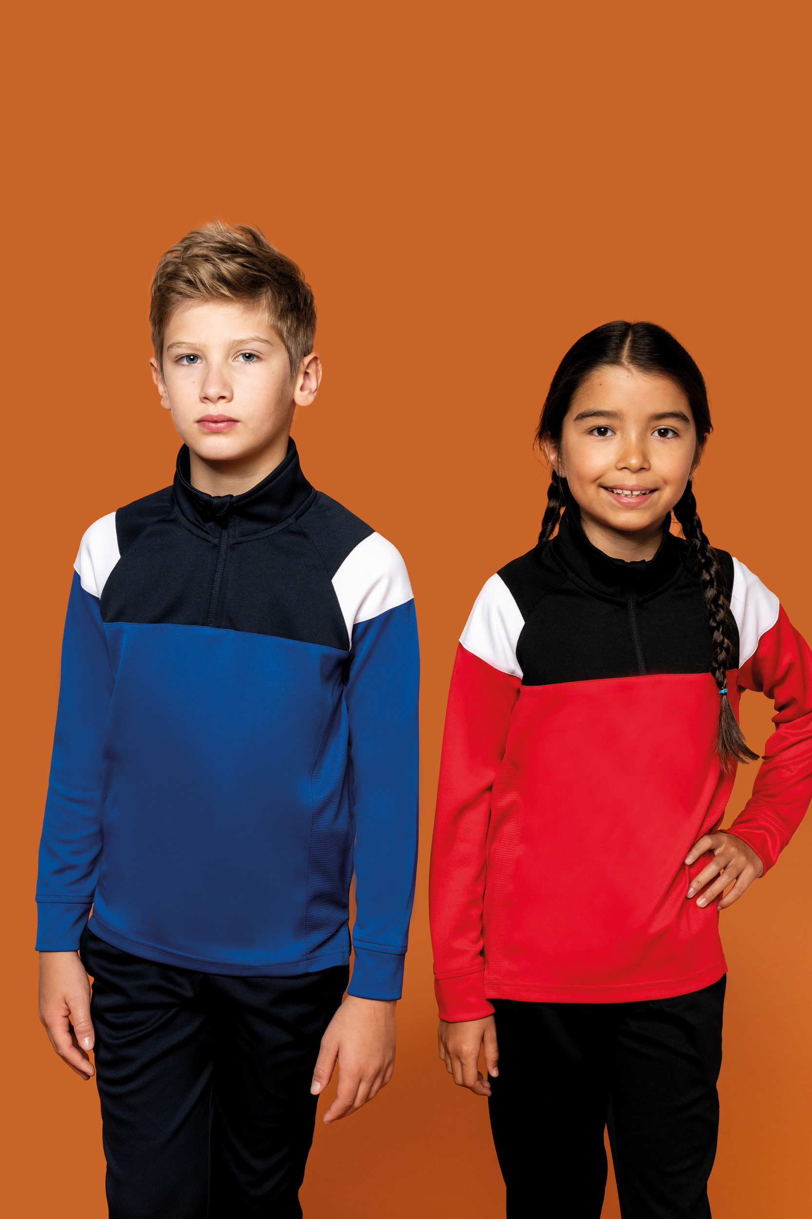 Miniature 2 pour Sweat d'entrainement 1/4 zip enfant