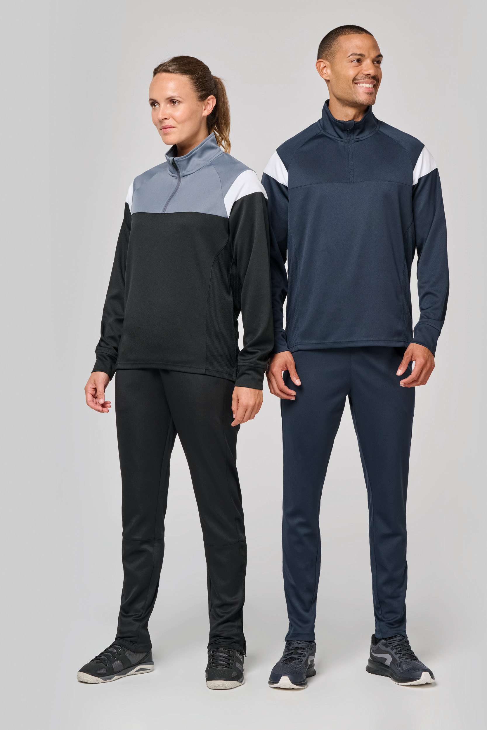 Miniature 13 pour Sweat d'entrainement 1/4 zip unisexe