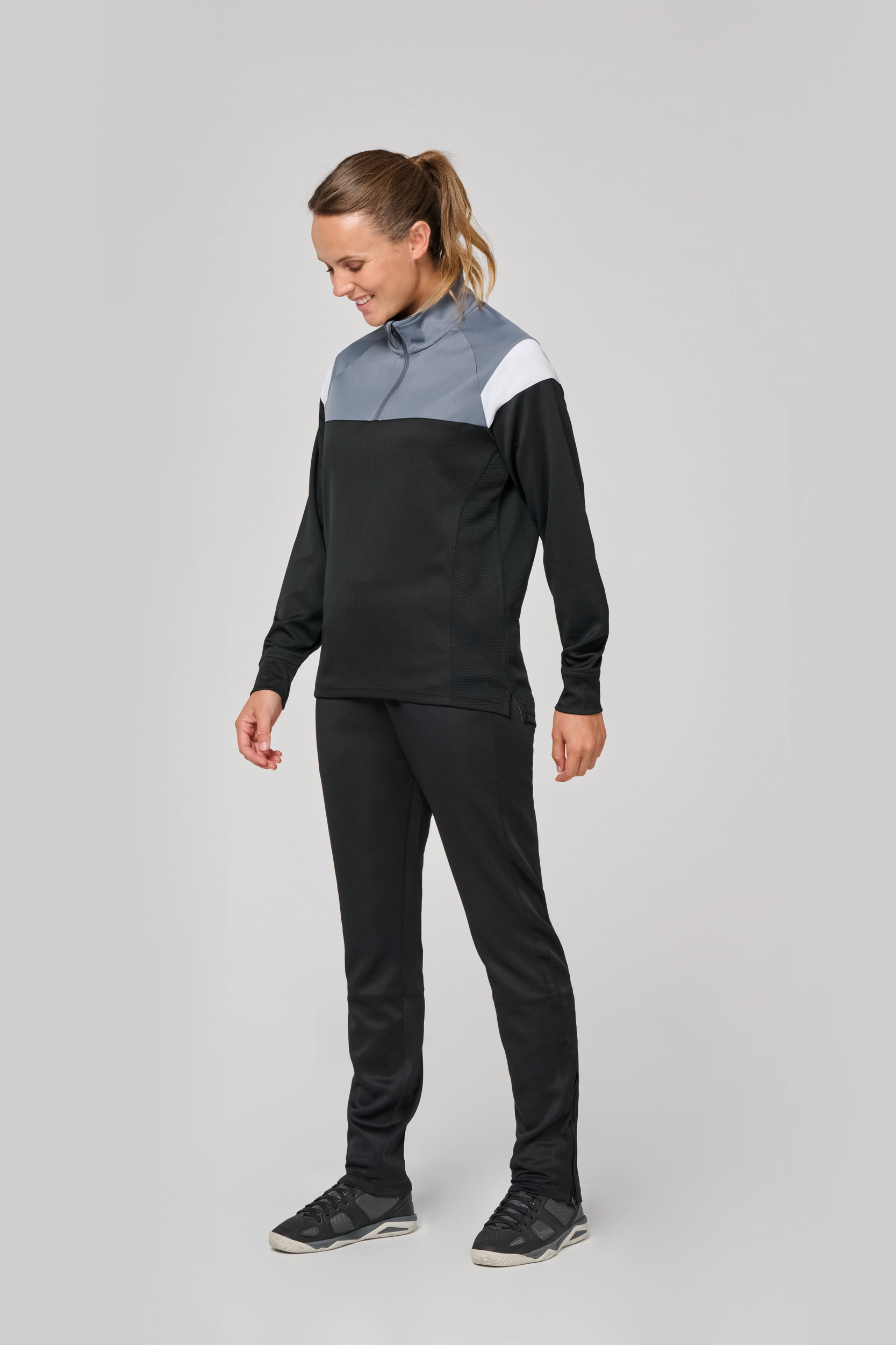 Miniature 9 pour Sweat d'entrainement 1/4 zip unisexe