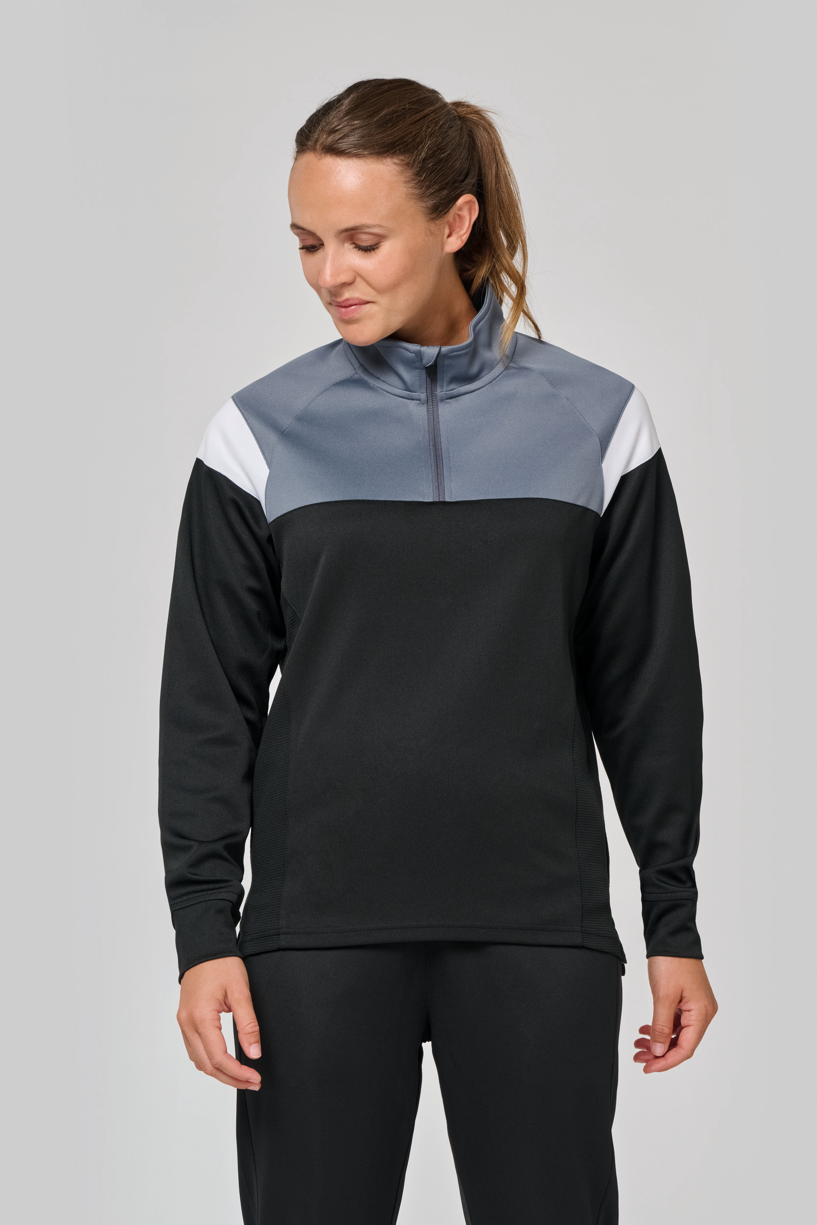 Miniature 6 pour Sweat d'entrainement 1/4 zip unisexe