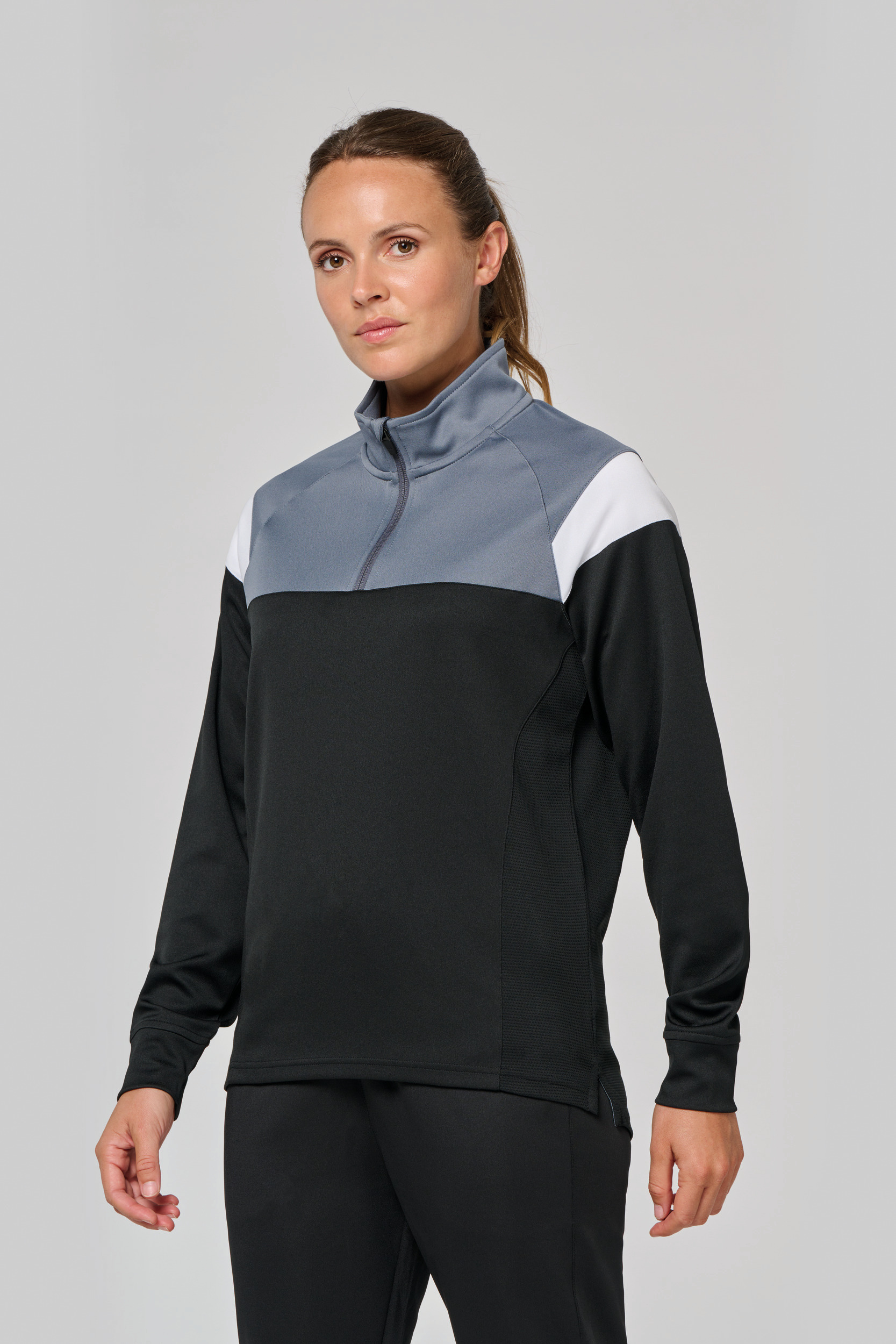 Miniature 8 pour Sweat d'entrainement 1/4 zip unisexe