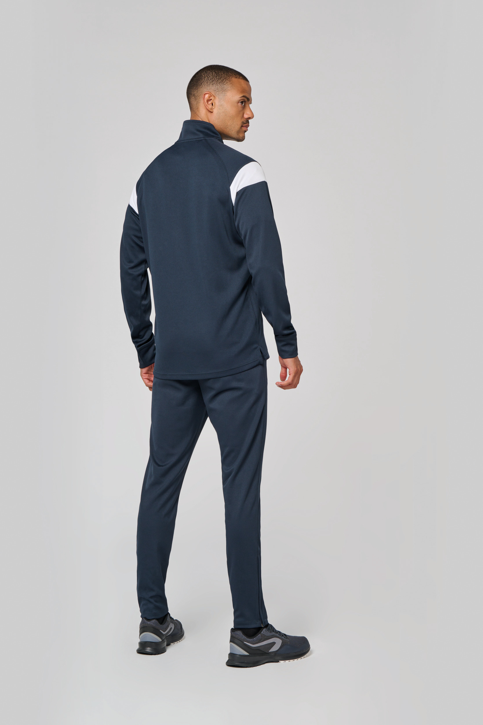Miniature 4 pour Sweat d'entrainement 1/4 zip unisexe