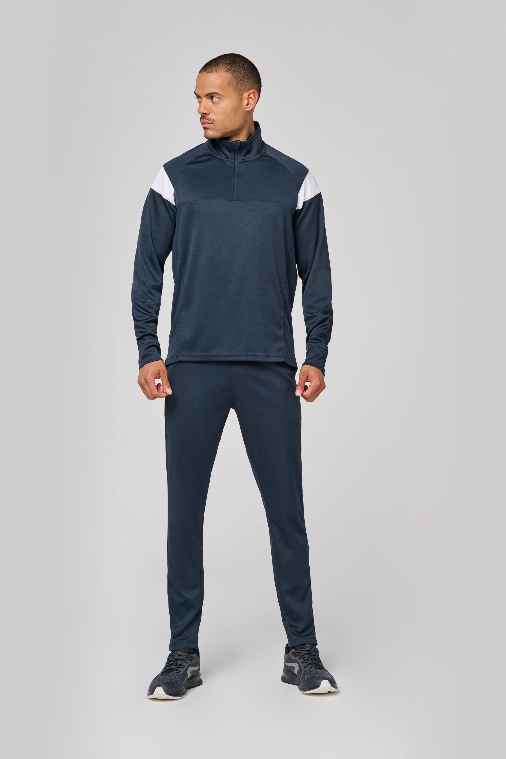 Miniature 5 pour Sweat d'entrainement 1/4 zip unisexe