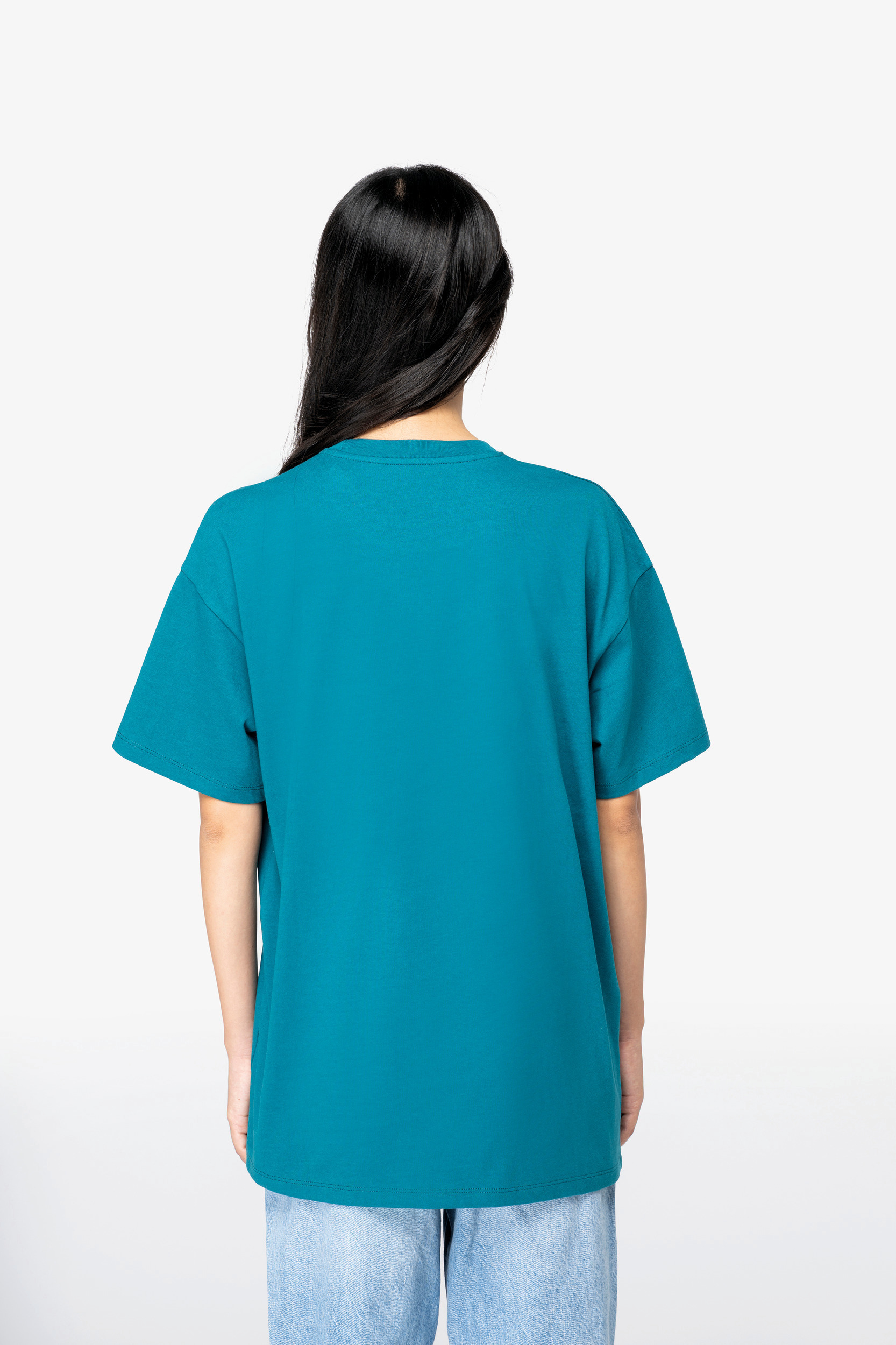 Miniature 5 pour T-shirt écoresponsable à épaules tombantes unisexe