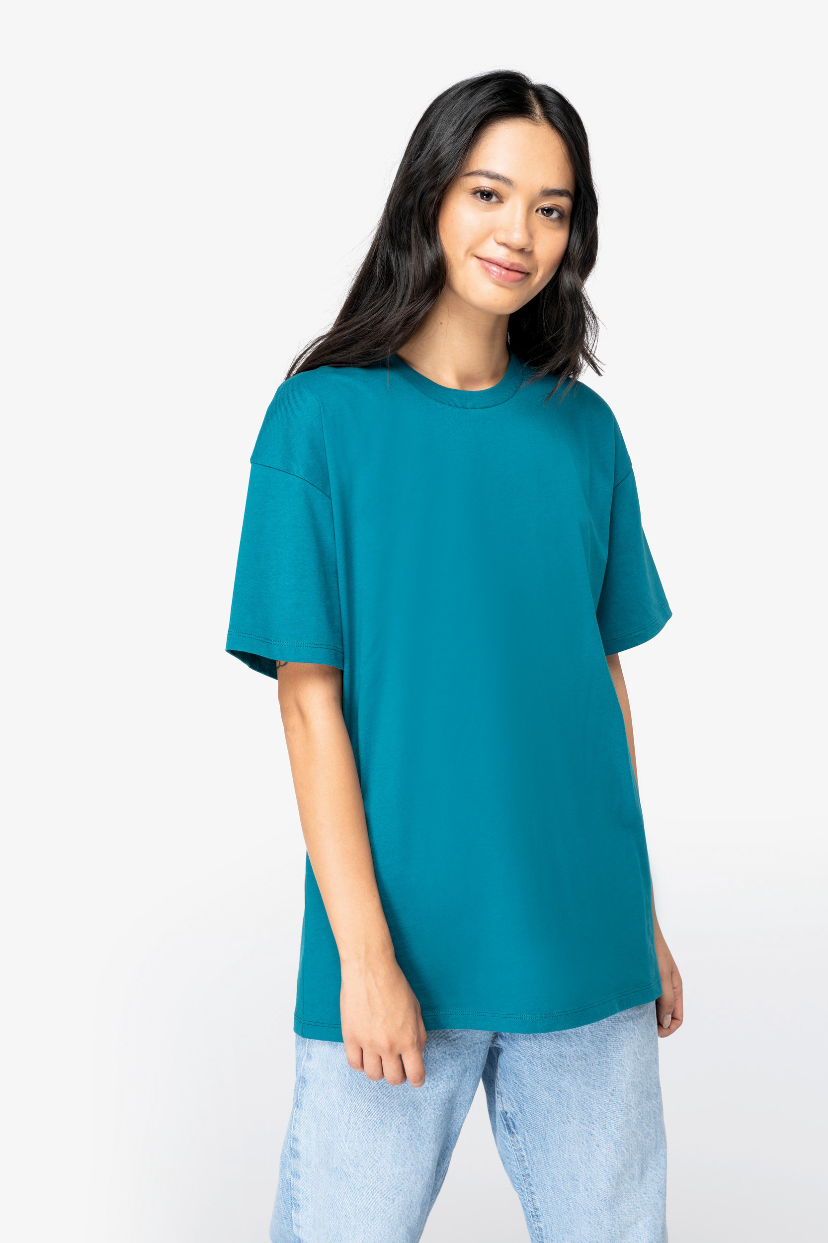 Miniature 4 pour T-shirt écoresponsable à épaules tombantes unisexe