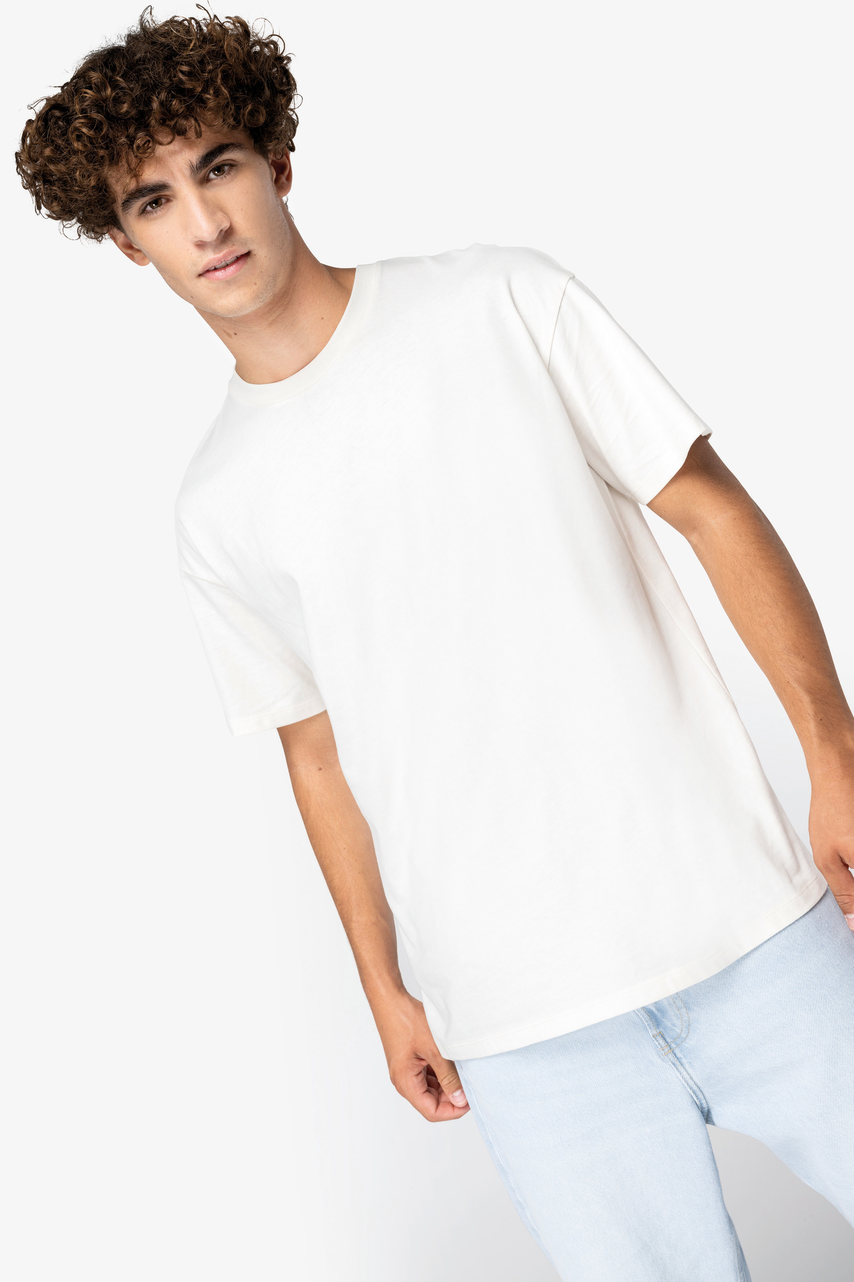 Miniature 3 pour T-shirt écoresponsable à épaules tombantes unisexe