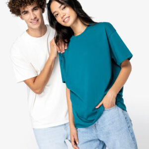 Visuel T-shirt écoresponsable à épaules tombantes unisexe