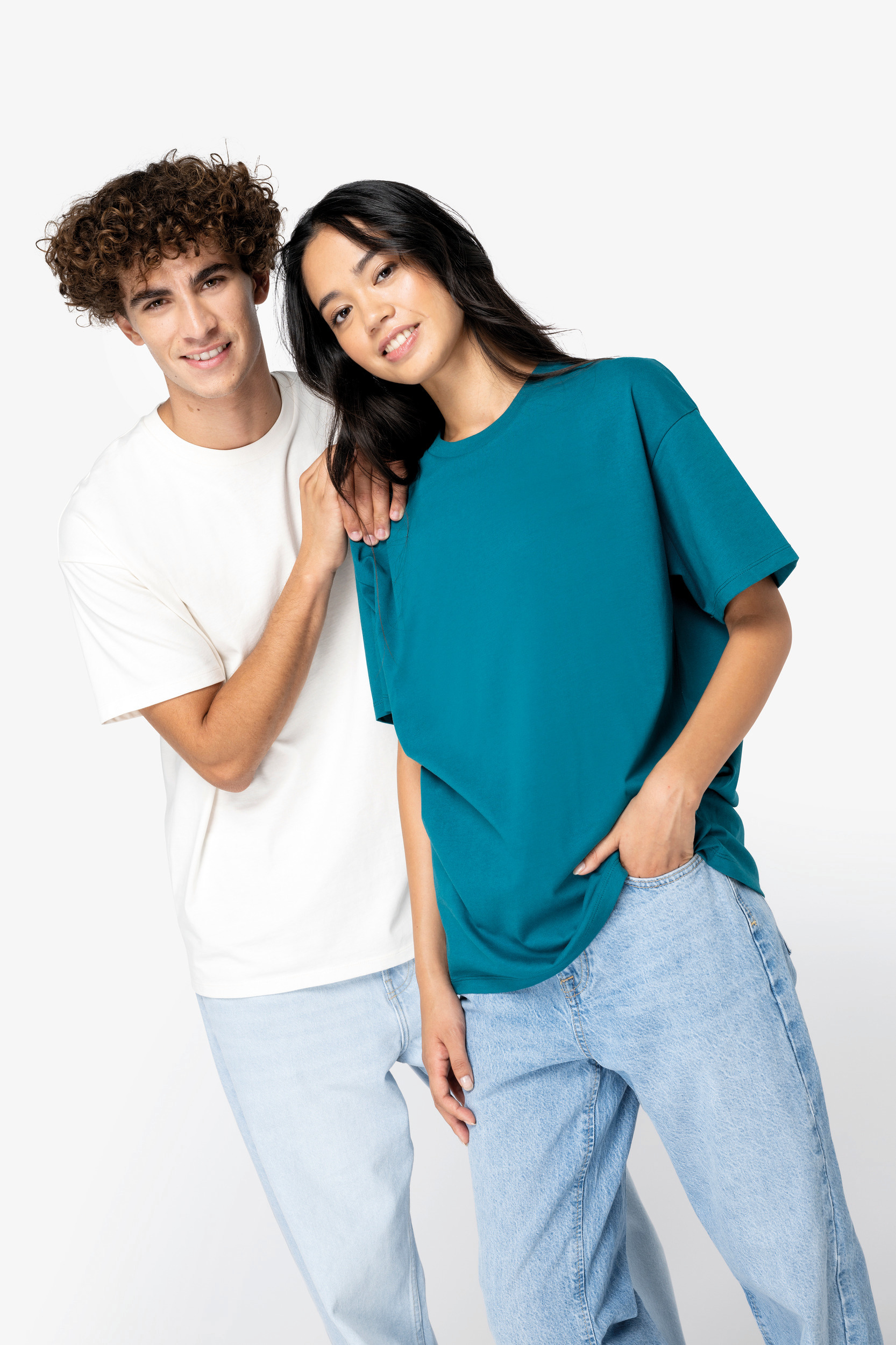 Miniature 1 pour T-shirt écoresponsable à épaules tombantes unisexe